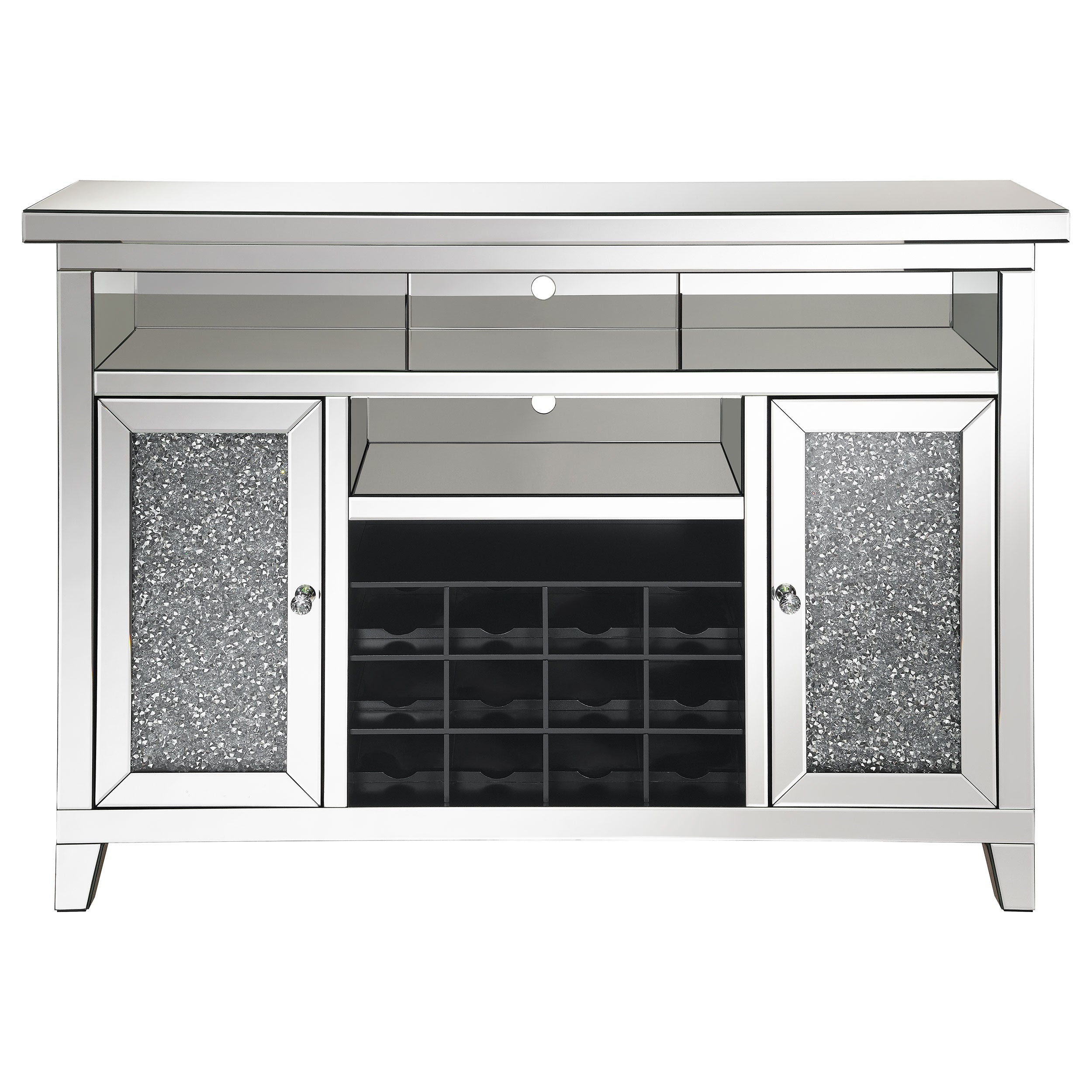 Melinda Bar Cabinet with LED Lighting