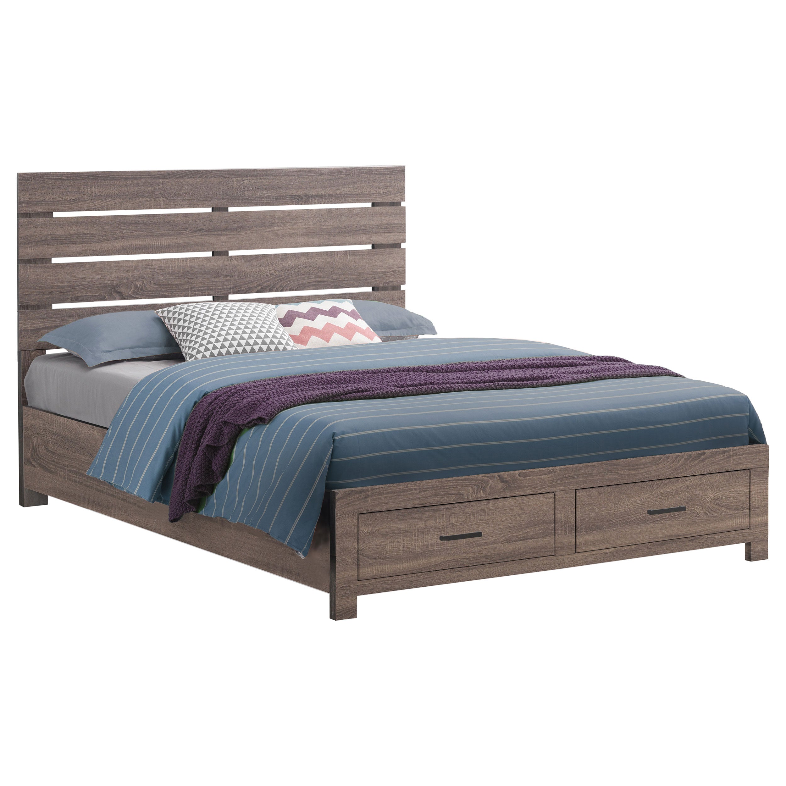 Brantford Wood Storage Panel Bed