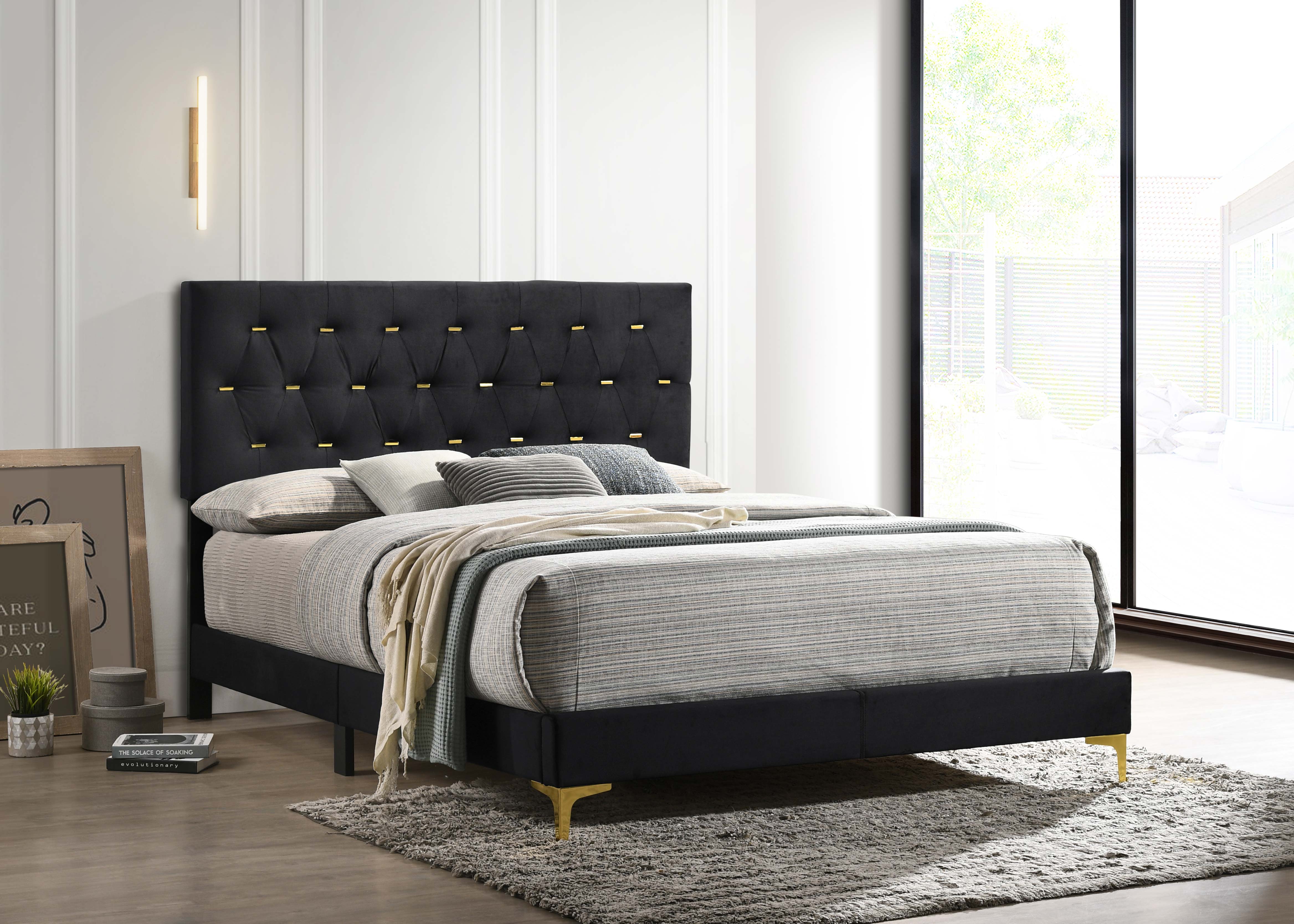 Kendall Upholstered Panel Bed