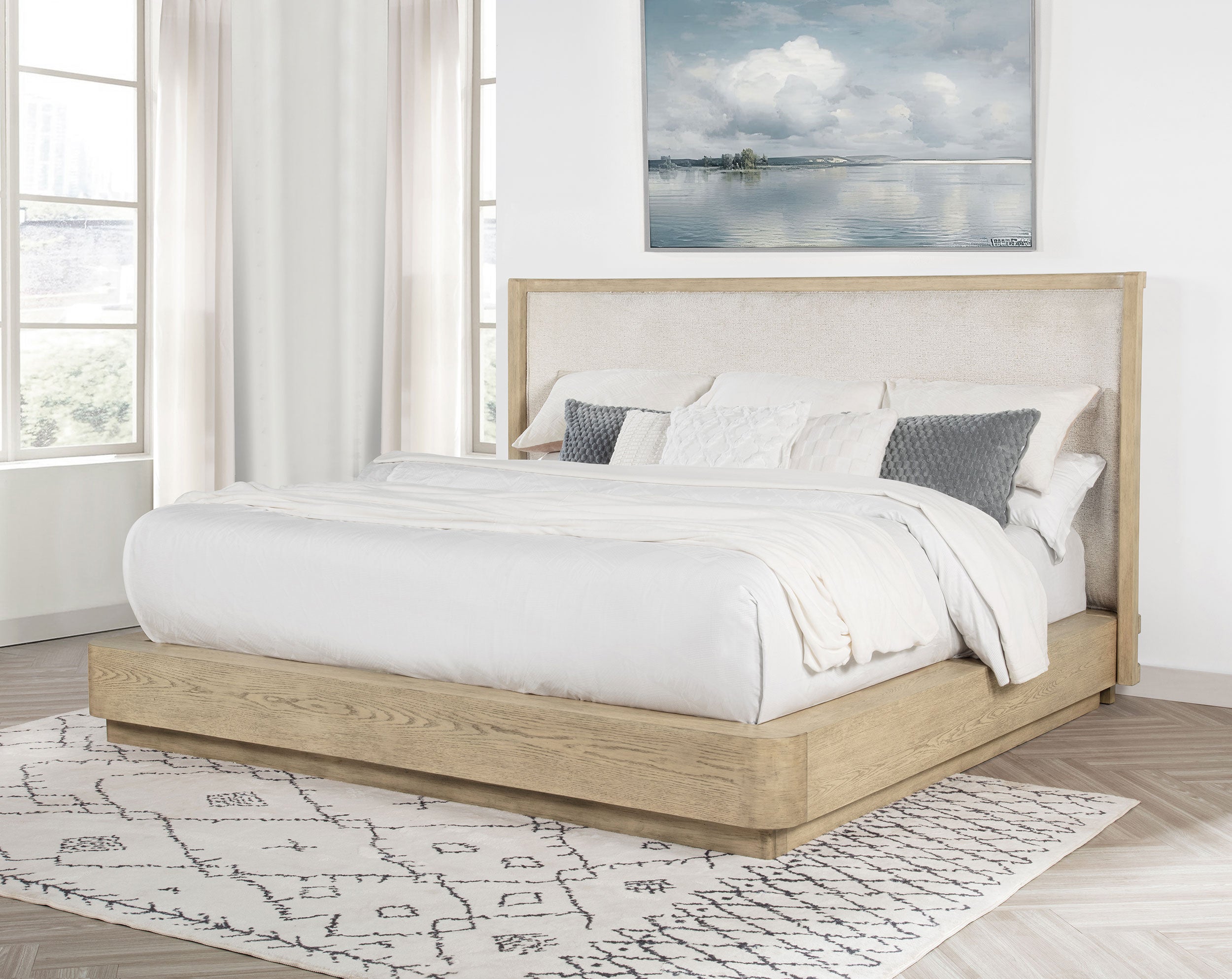 Kailani Wingback Platform Bed