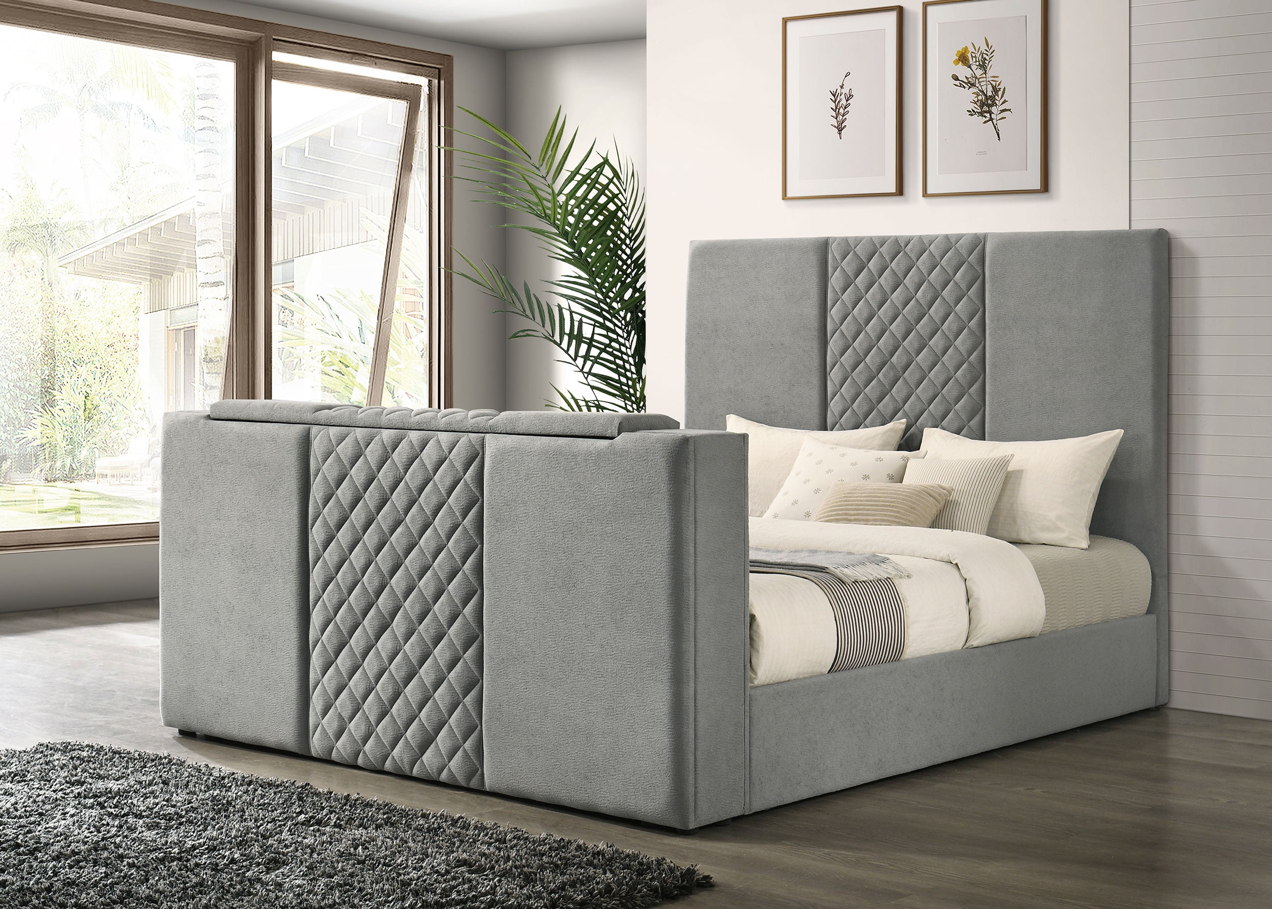 Tara Panel TV Bed