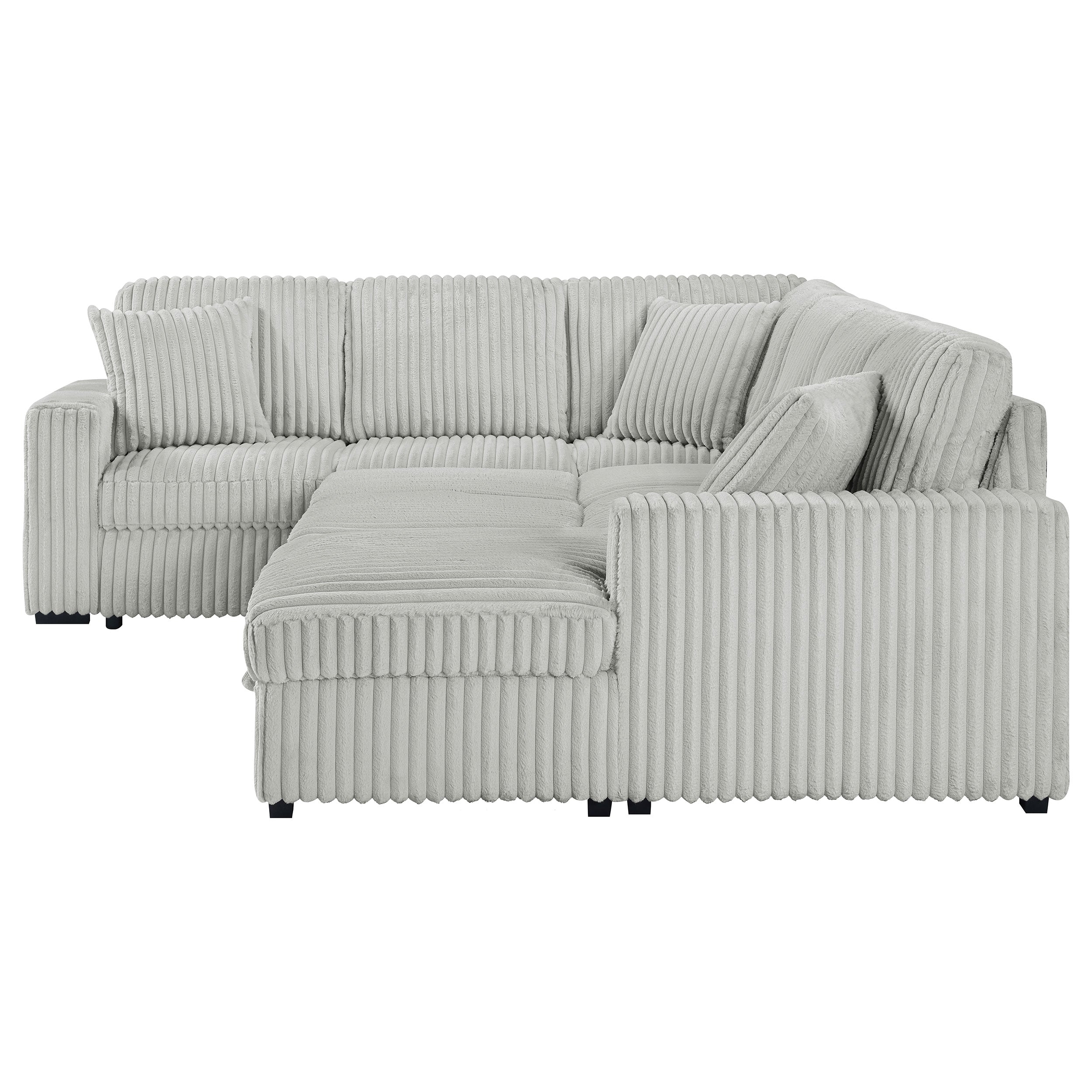 Devonshire Pull-Out Sleeper Sectional Sofa