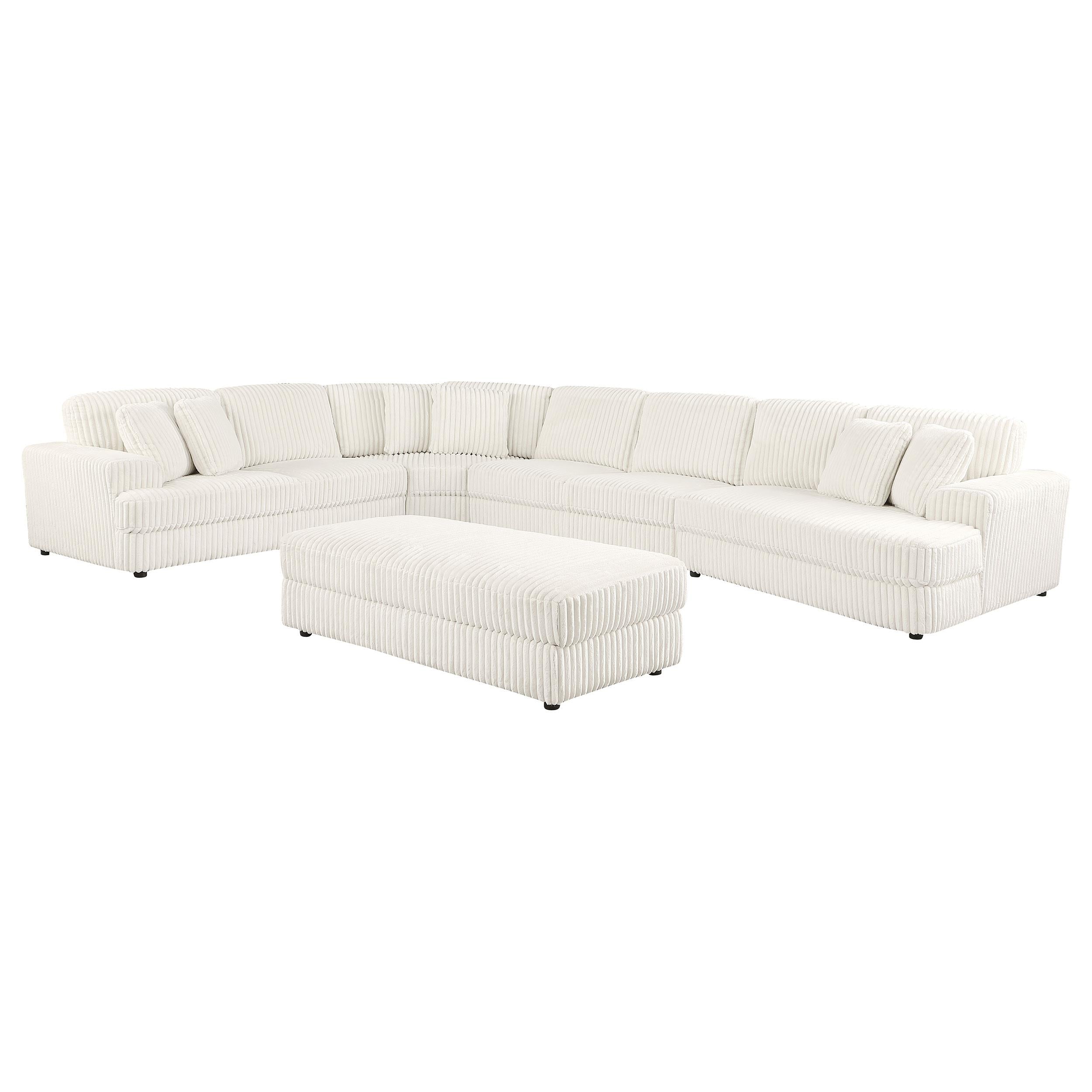 Emberson Upholstered Modular Sectional Sofa Ivory