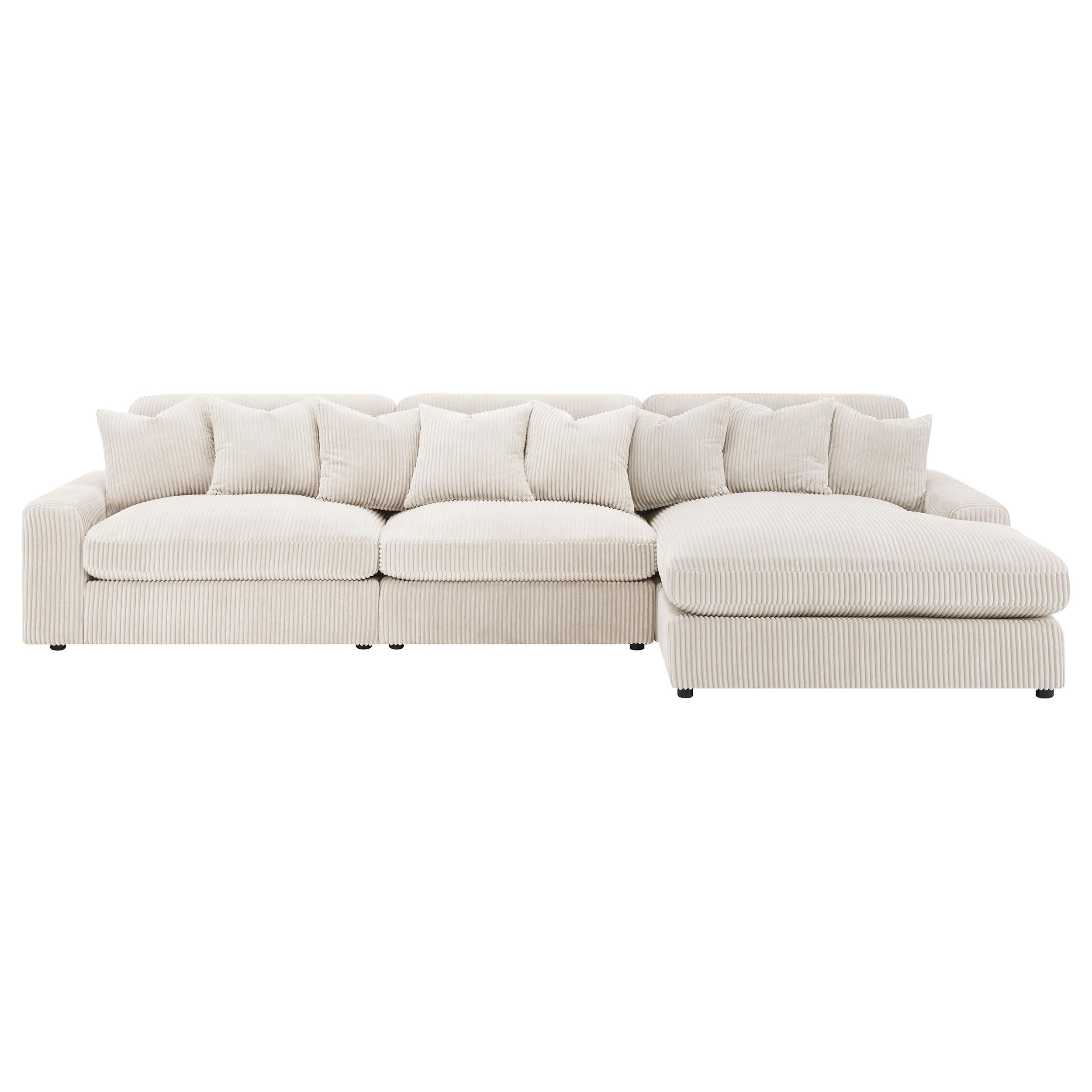 Blaine Upholstered Reversible Chaise Sectional Sofa