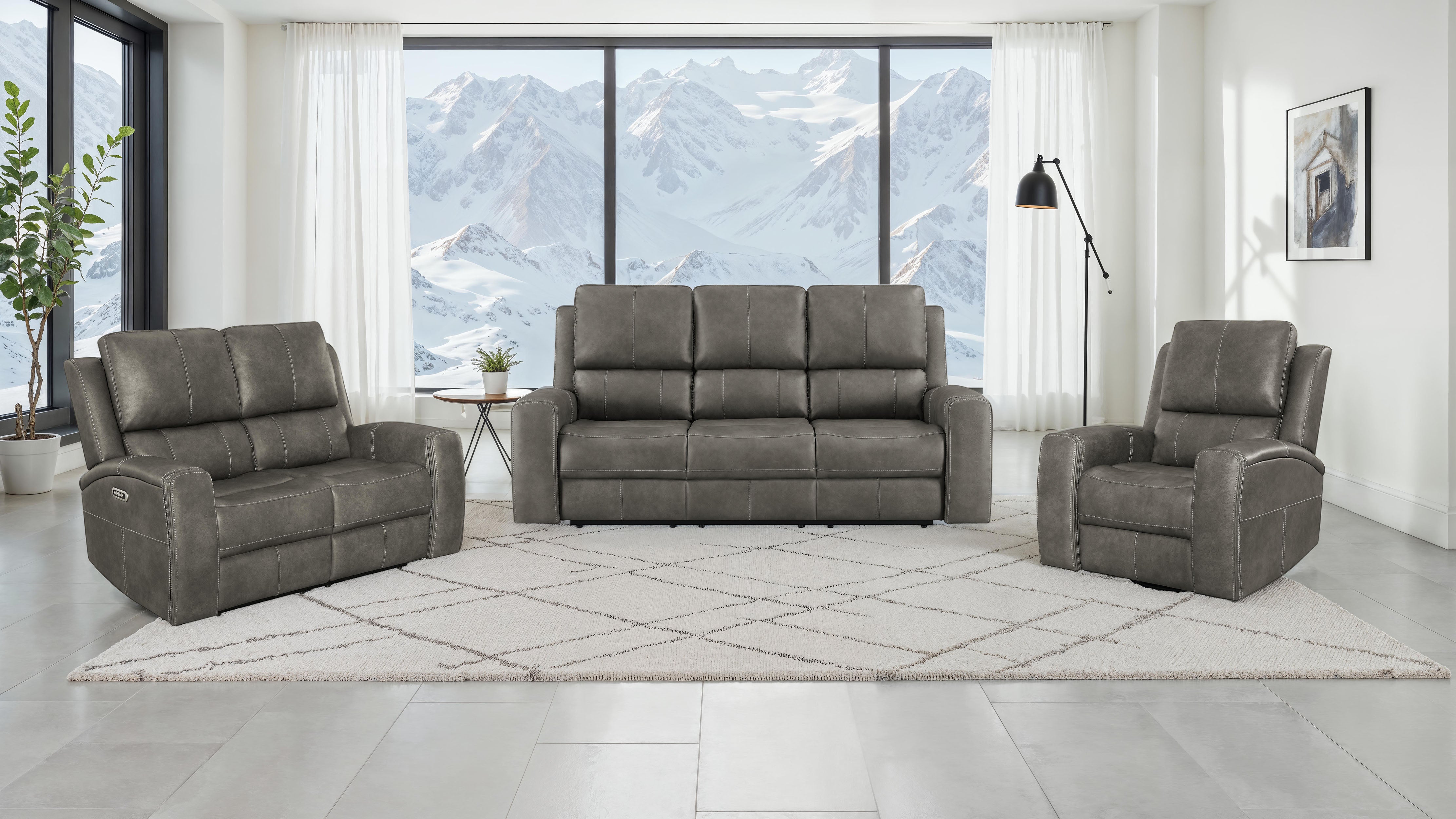 Brickston Triple Power Swivel Glider Recliner