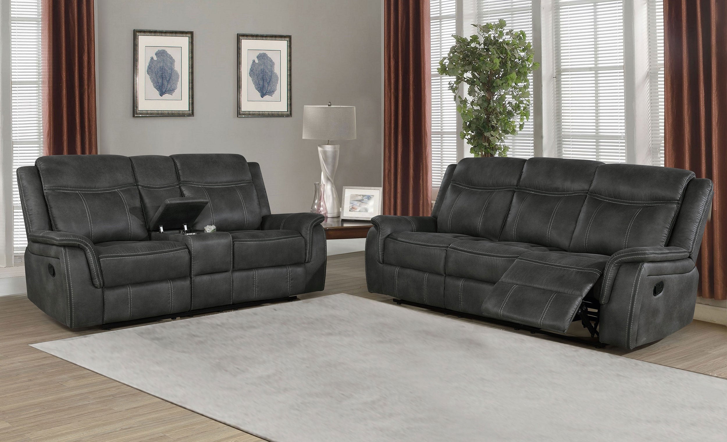 Lawrence Reclining Sofa Set