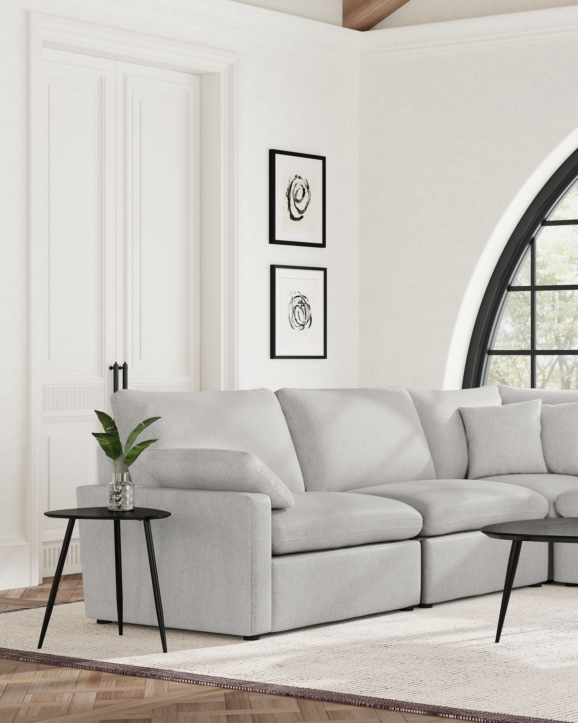 Collins Sectionals White