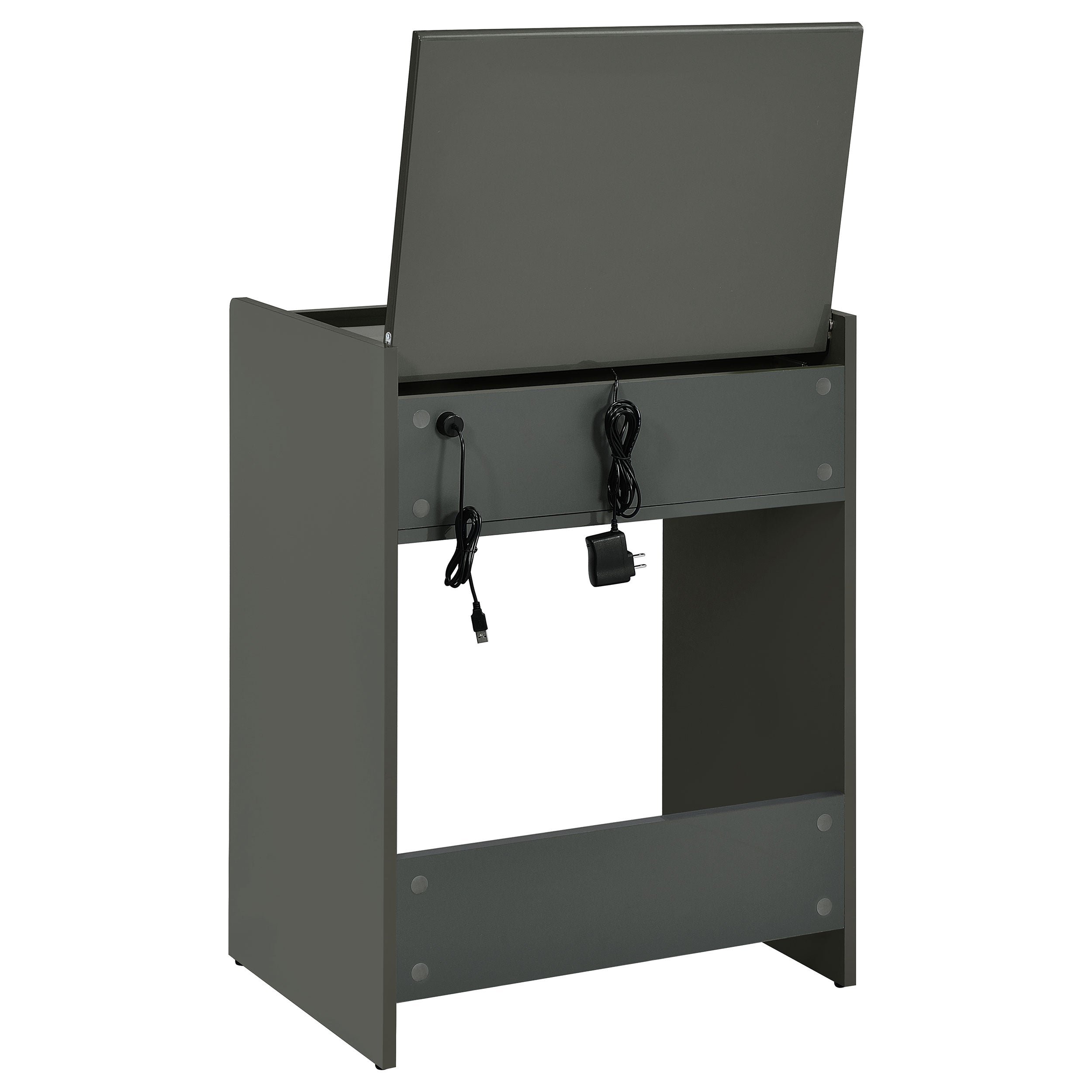 Danbury Makeup Vanity Table with LED Mirror and Stool