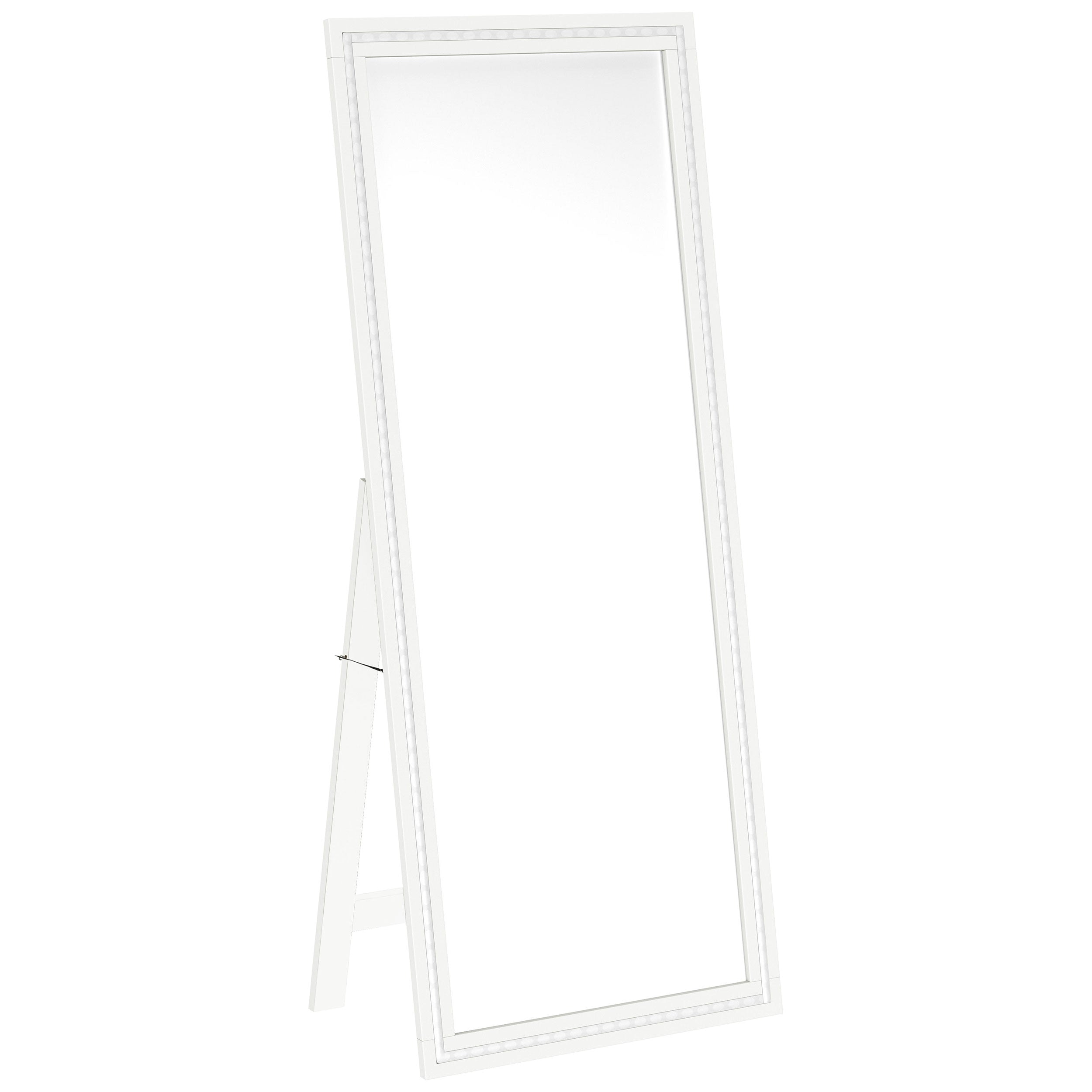 Windrose Standing Mirror with LED Lighting