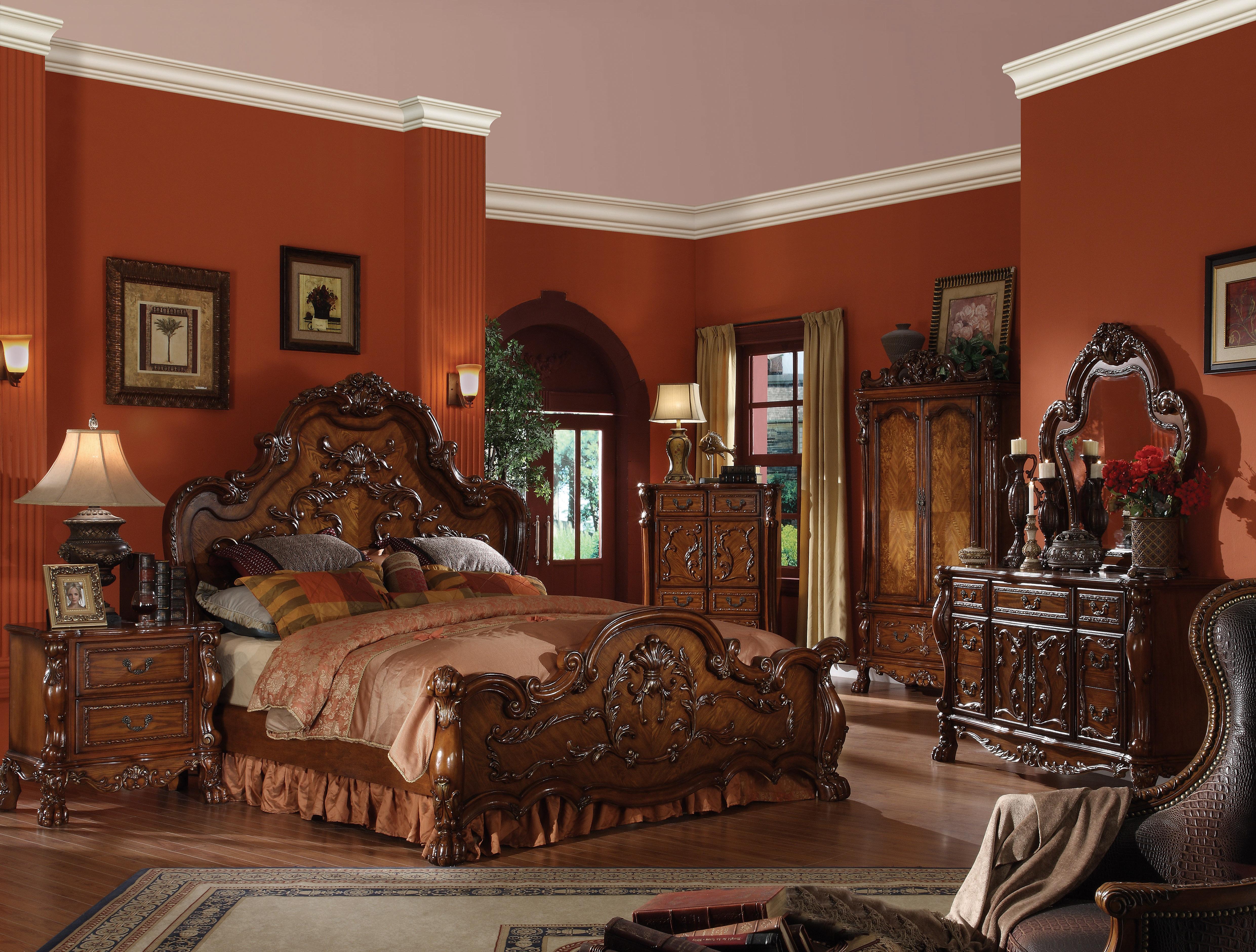 Dresden Cherry Oak Eastern King Bed