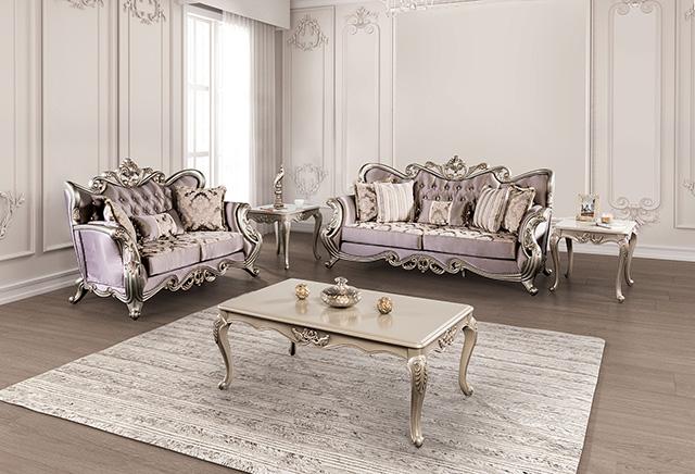 Albacete Sofa Campage & Walnut