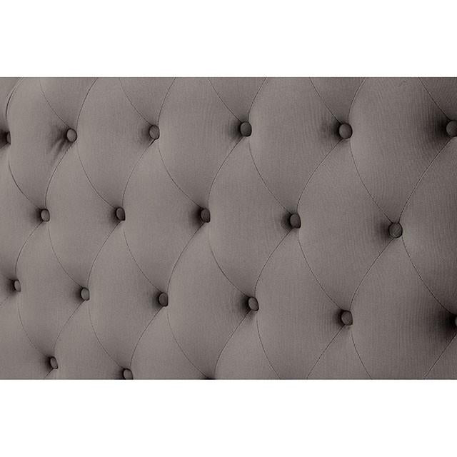 Cayla Bed Silver & Grey