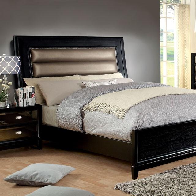 Golva Bed Beige & Black