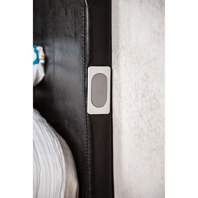 Evans Bed Espresso & Pink