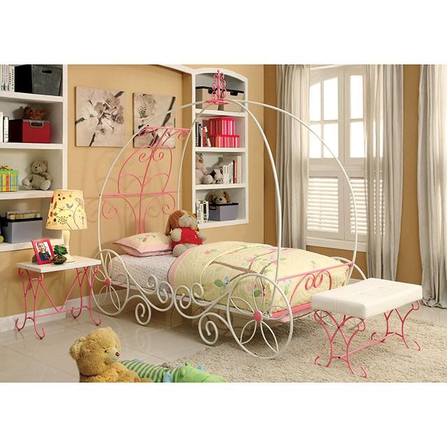 Enchant Bed Pink & White