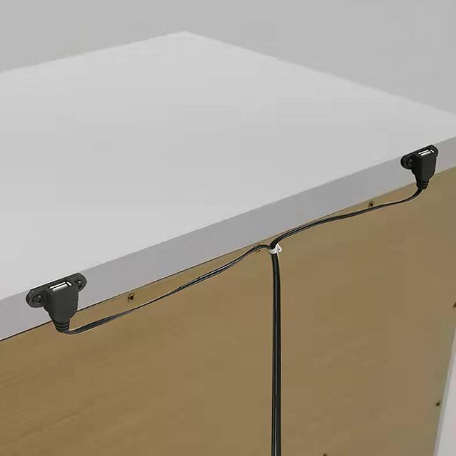 Emmeline Bed Silver & White