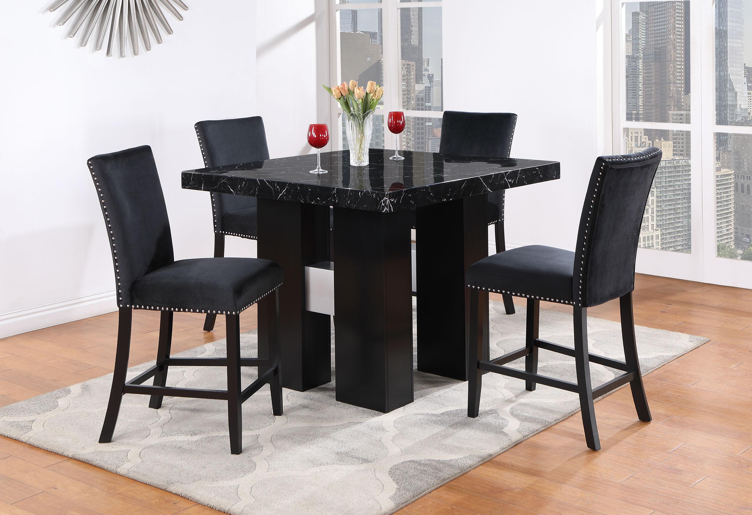 D04 BLACK BAR TABLE + D04BS