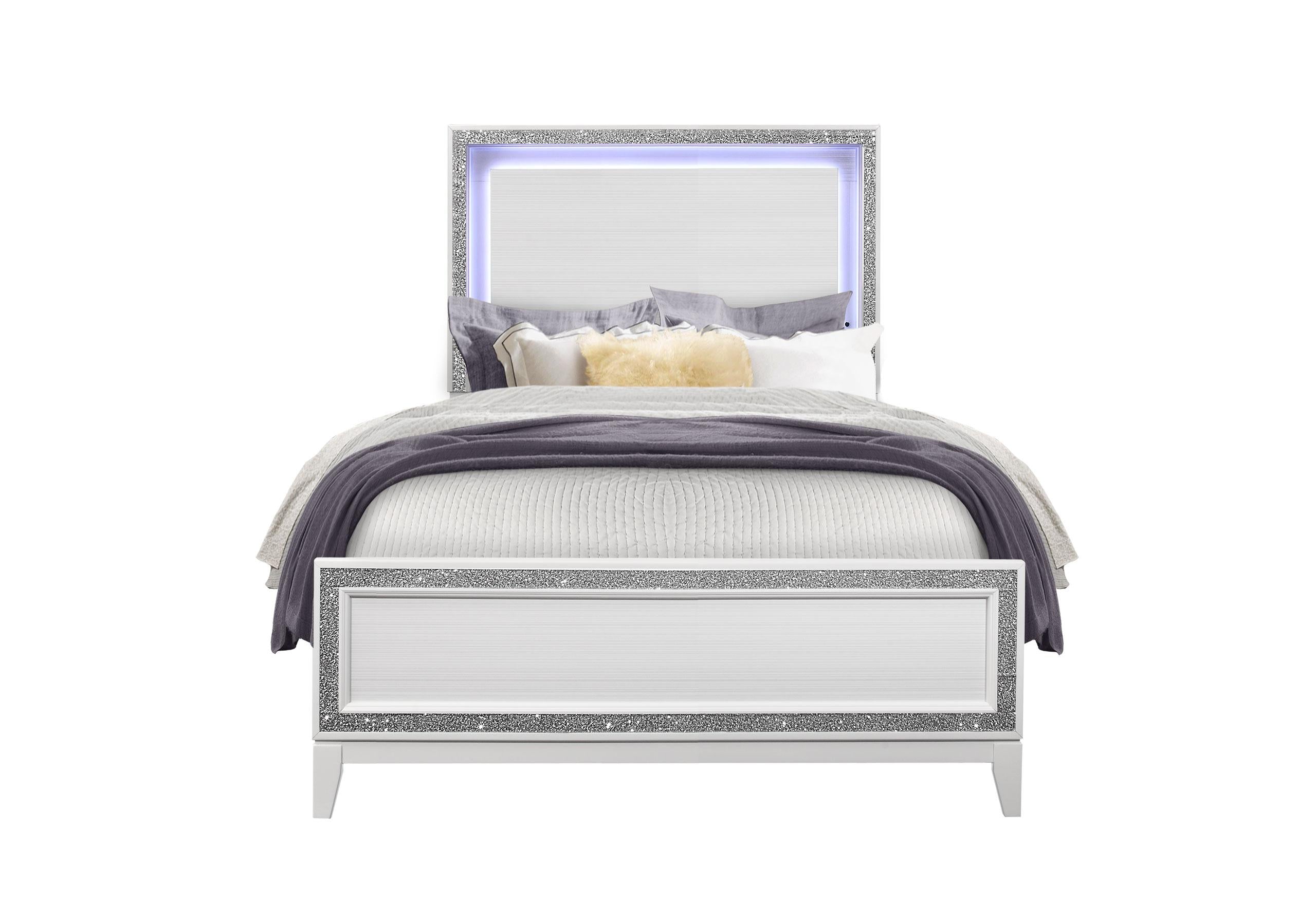 LILY WHITE FULL BED