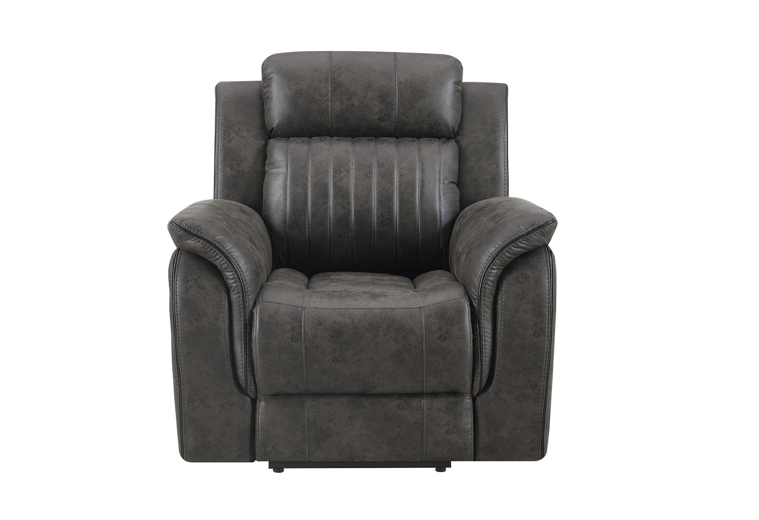 U8517 GREY GLIDER RECLINER
