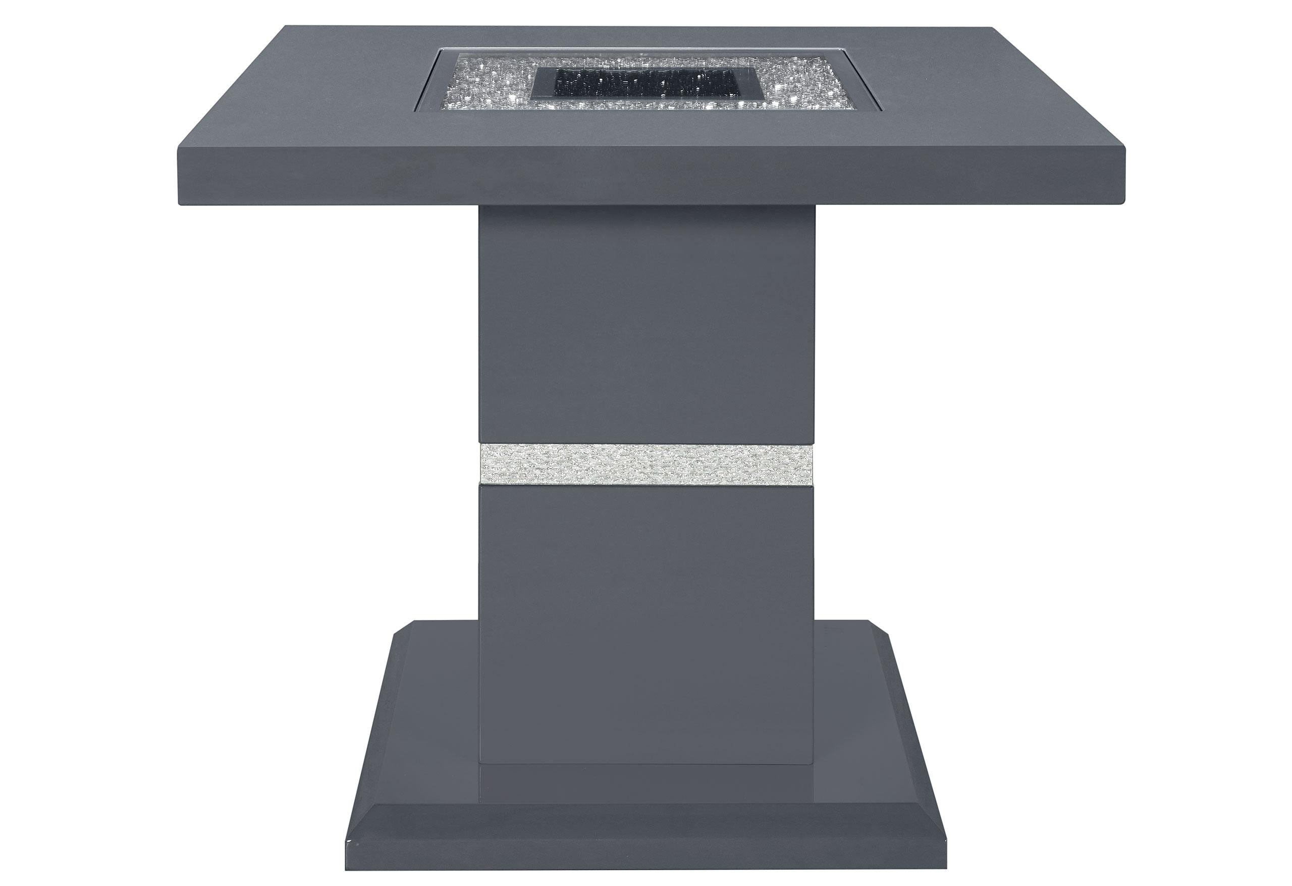 MONACO DARK GREY 2 END TABLES AND 1 COFFEE TABLE