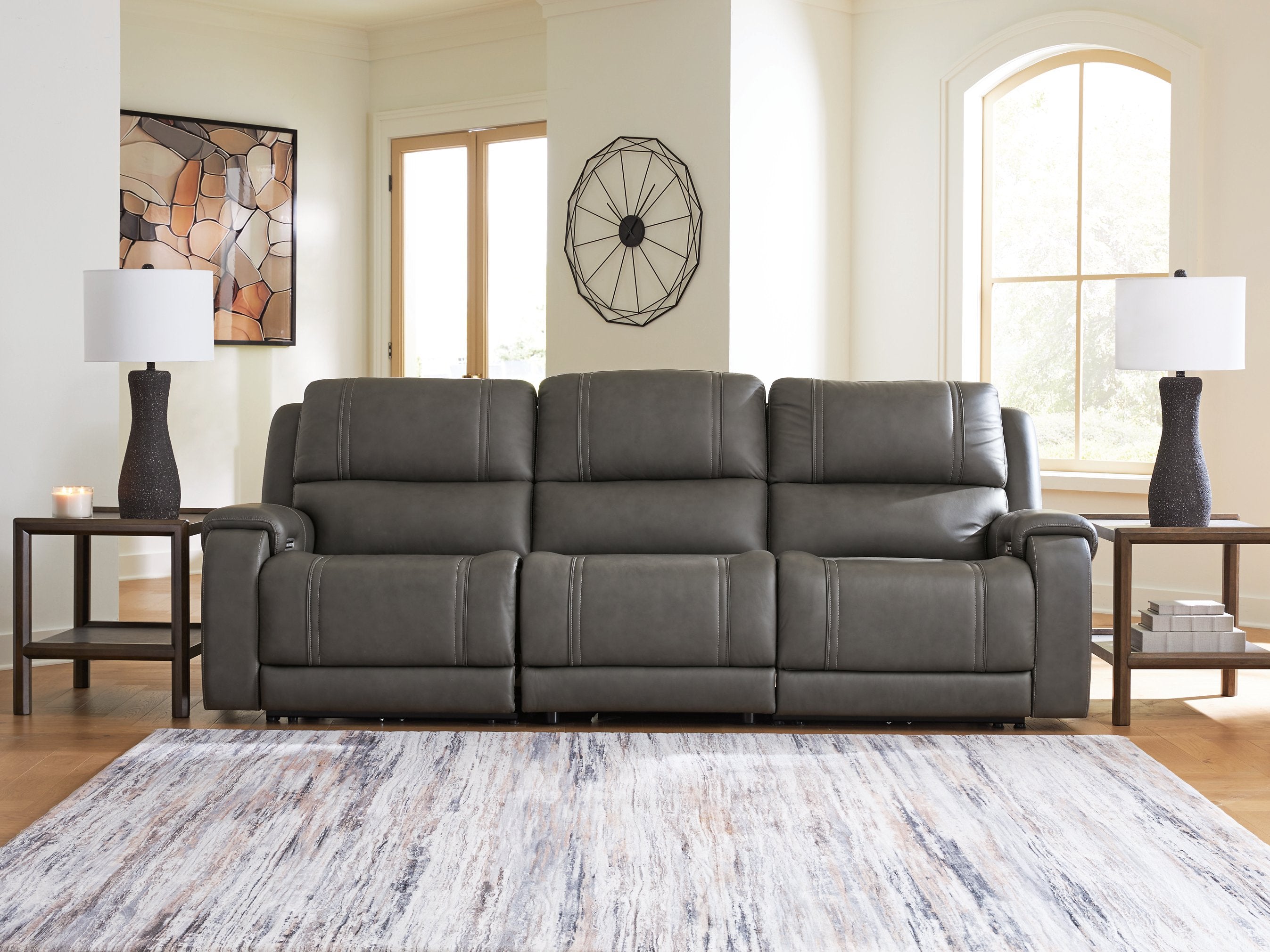 5Z - Pittson Power Sectional Reclining Sofa