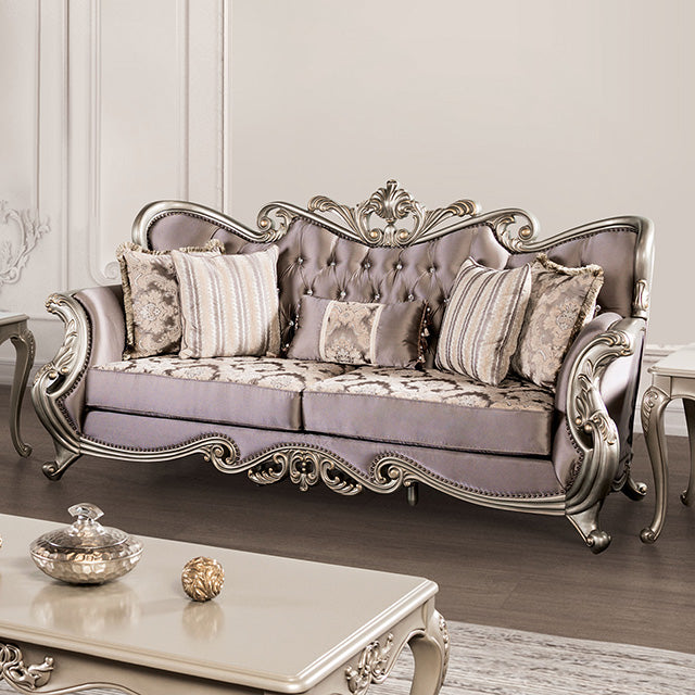 Albacete Sofa Campage & Walnut