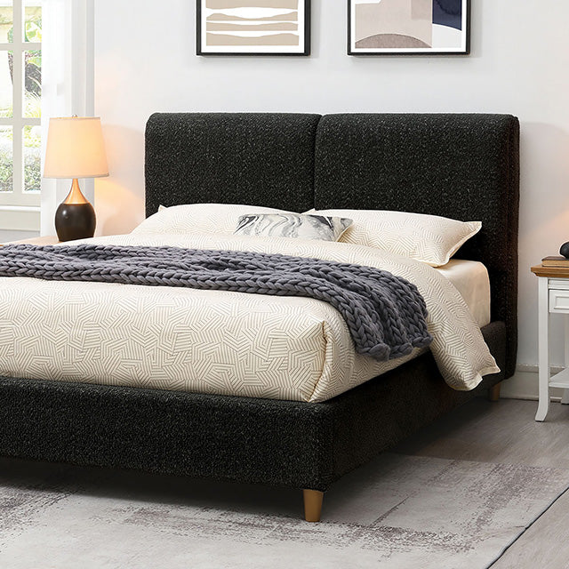 Stavern Bed Black & Grey