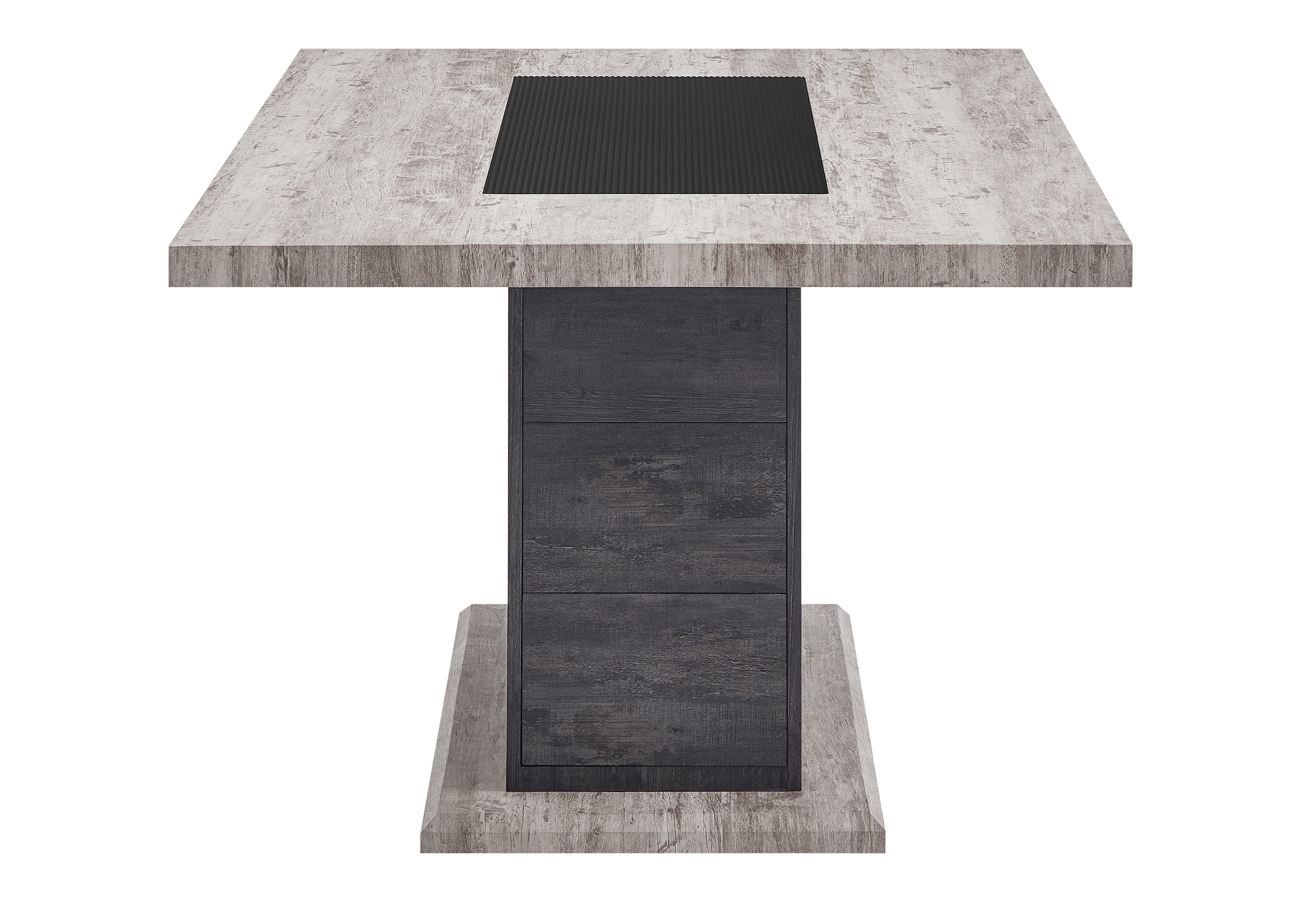 D8030 DINING TABLE WITH STORAGE DRAWERS AND STORAGE DOOR