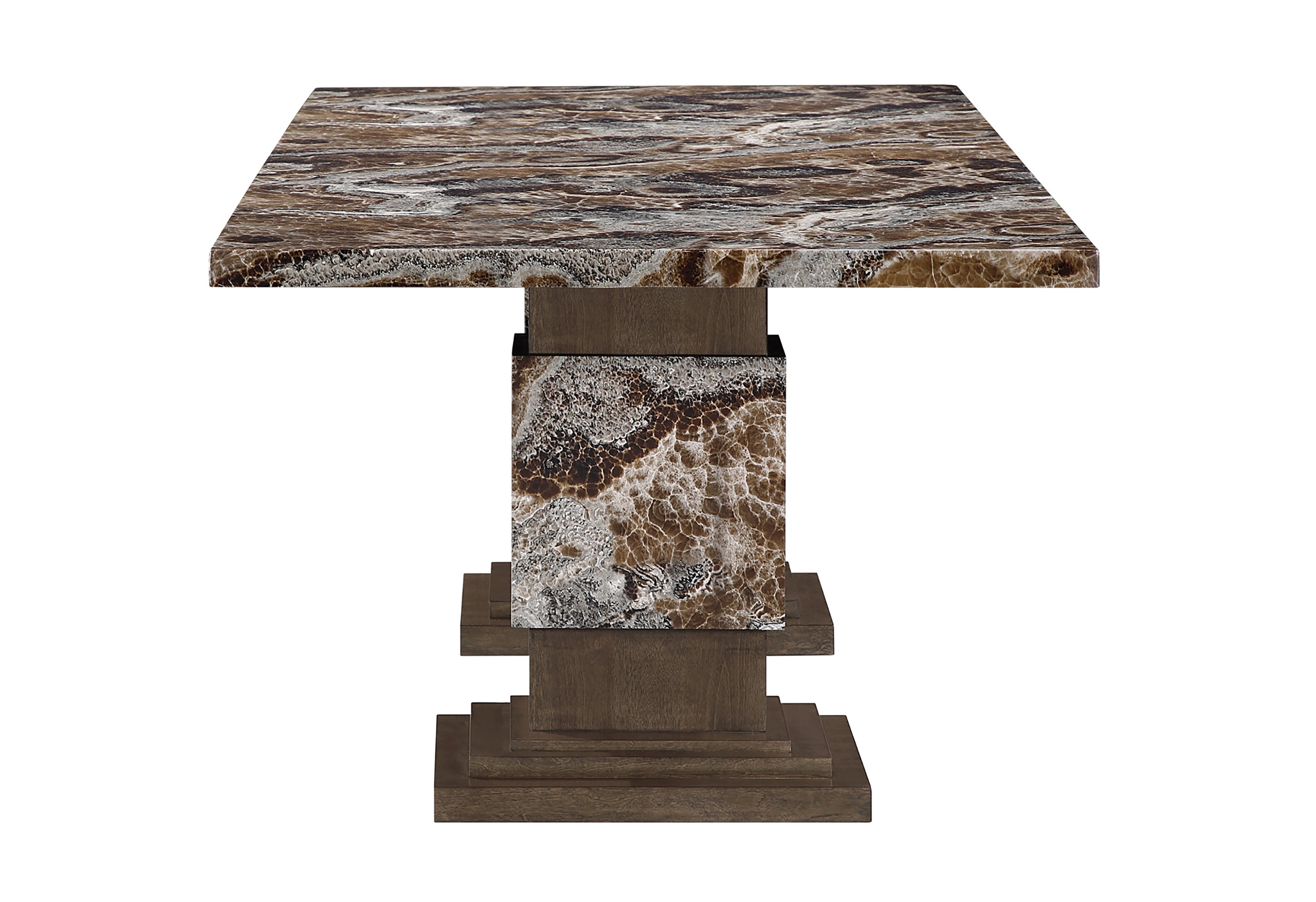 D12 BROWN DINING TABLE