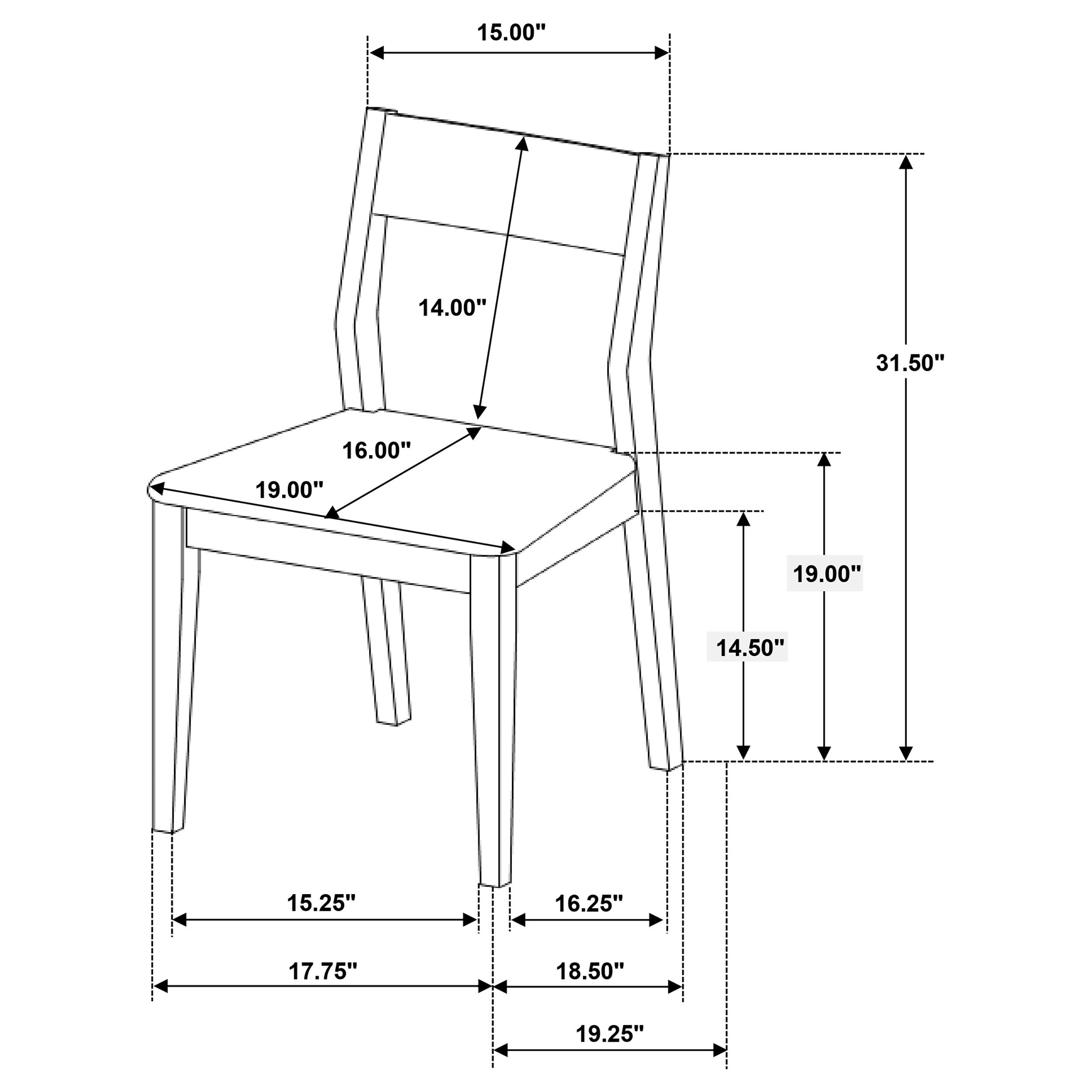 Almonte 7 Pc Dining Set