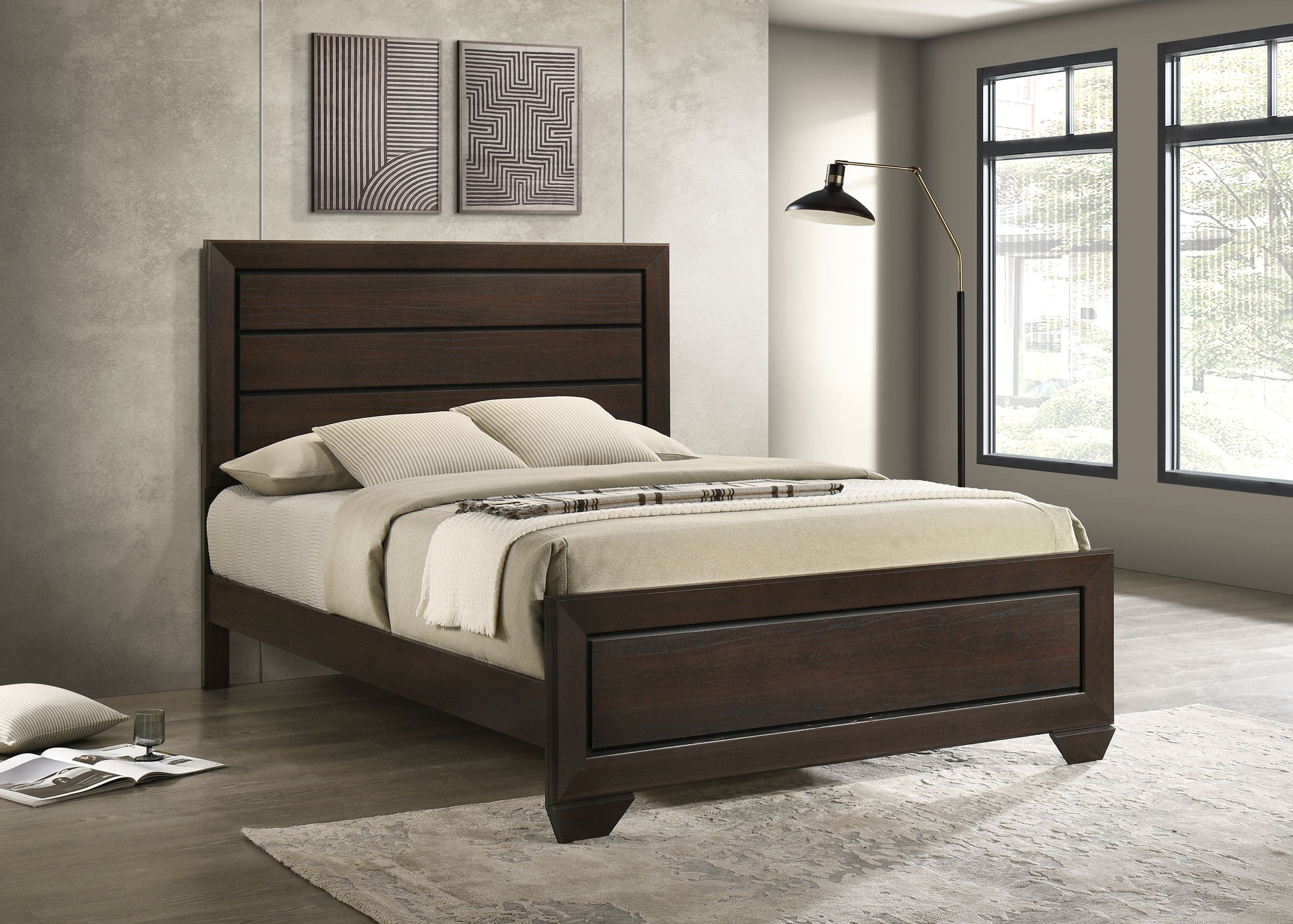 Kauffman Panel Bed