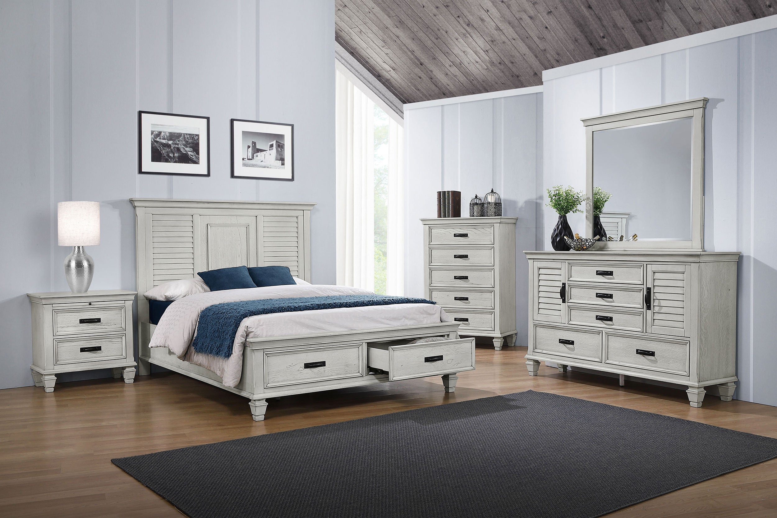 Franco Panel Platform Storage Bed
