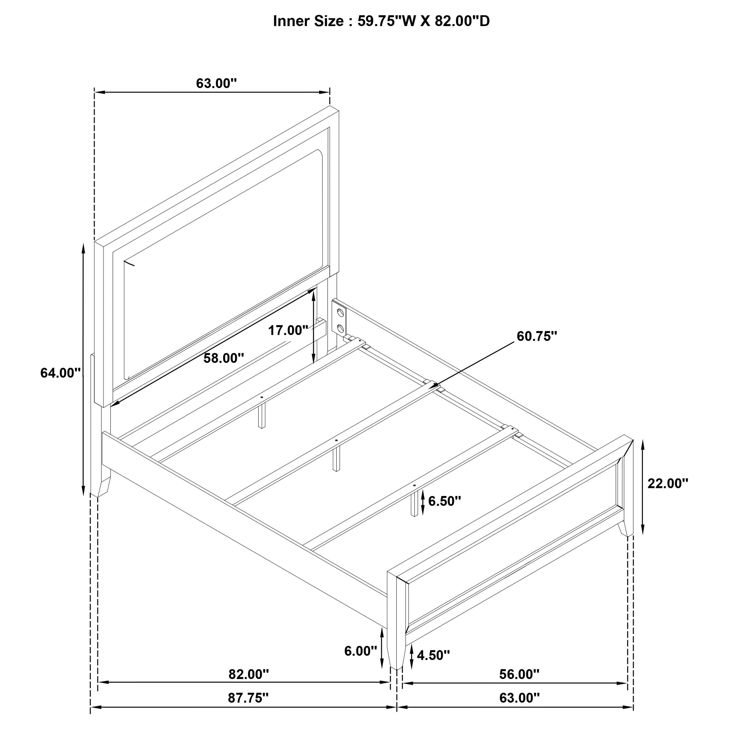 Marielle 4 Pc Bedroom Set