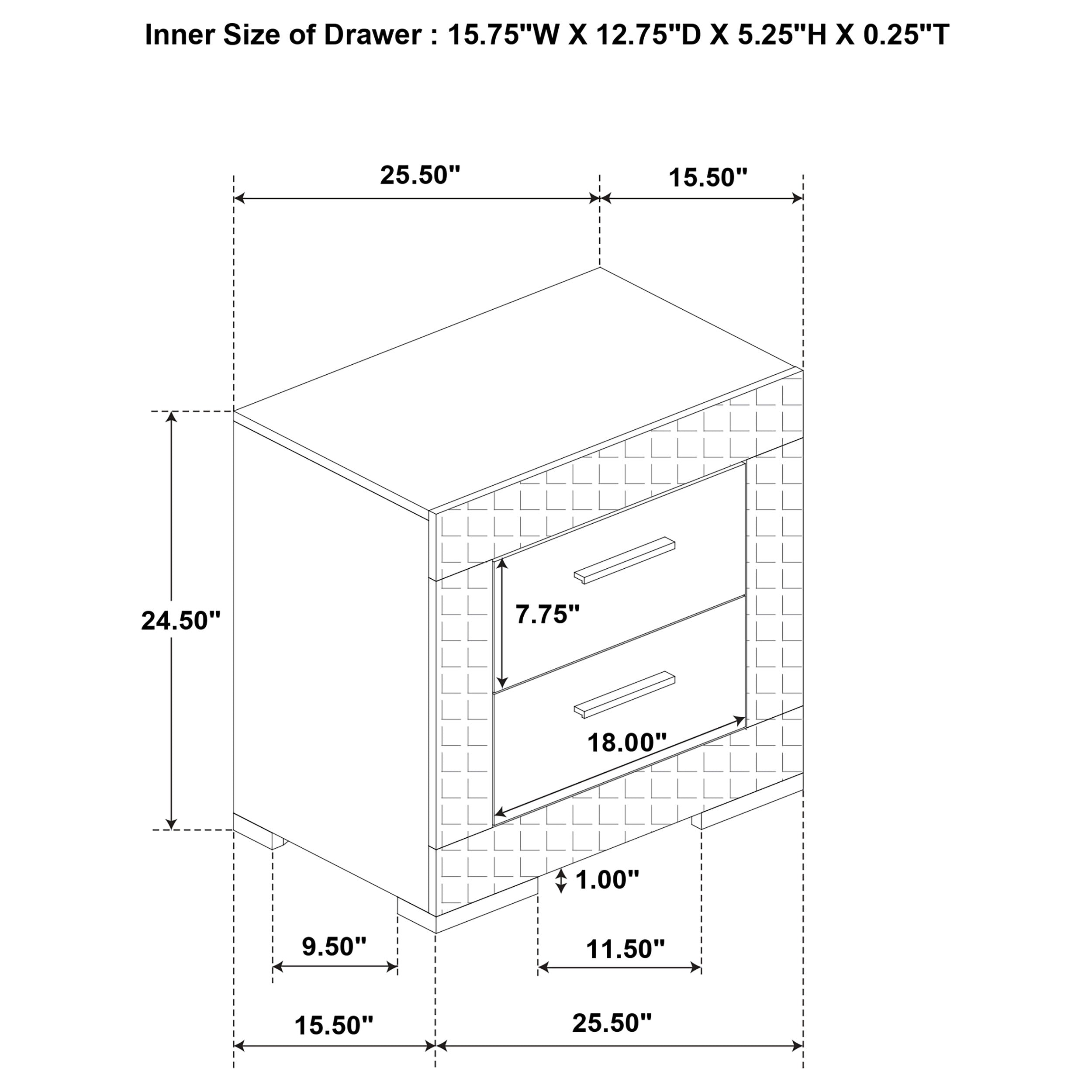 Ives 4 Pc Bedroom Set