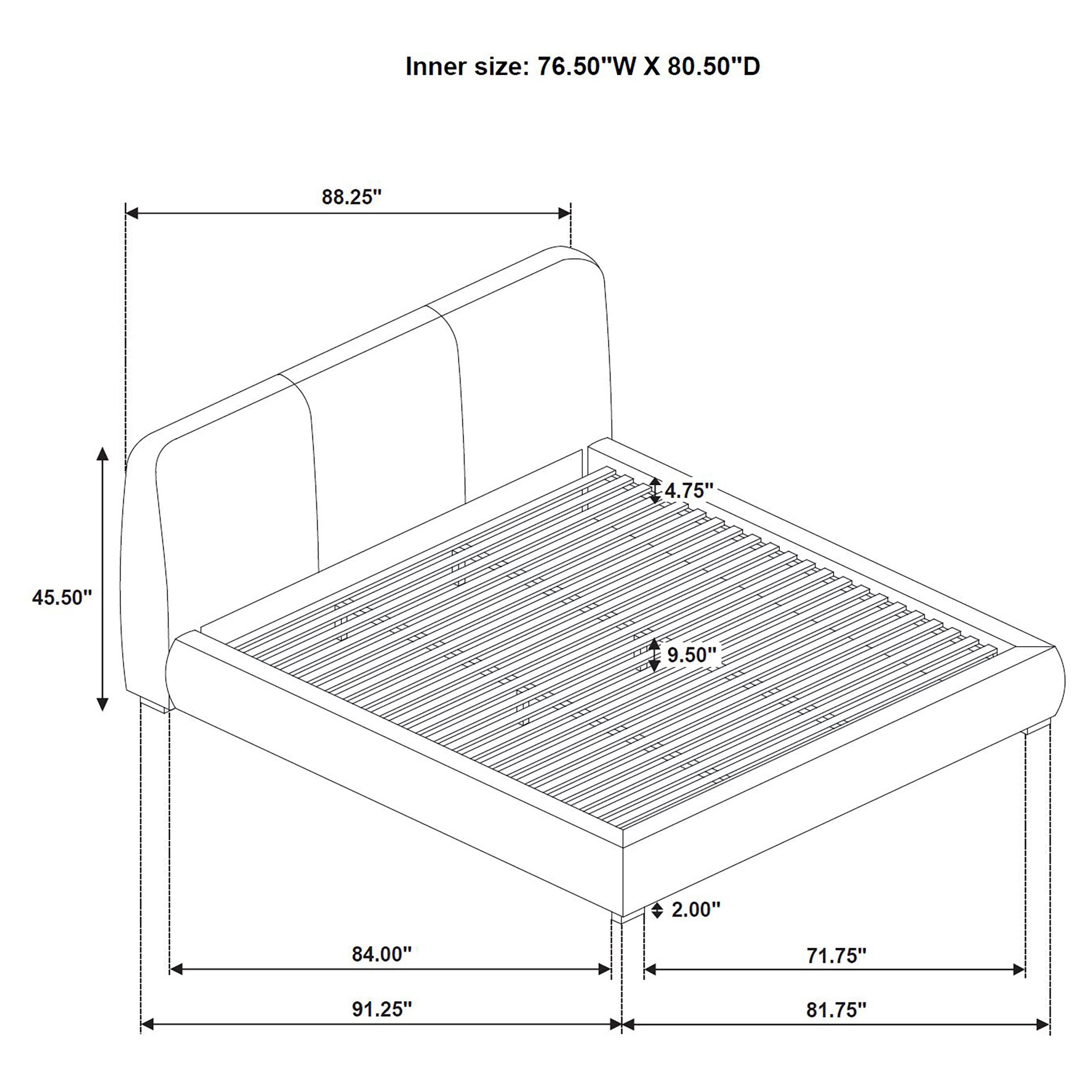 Mokena Panel Platform Bed