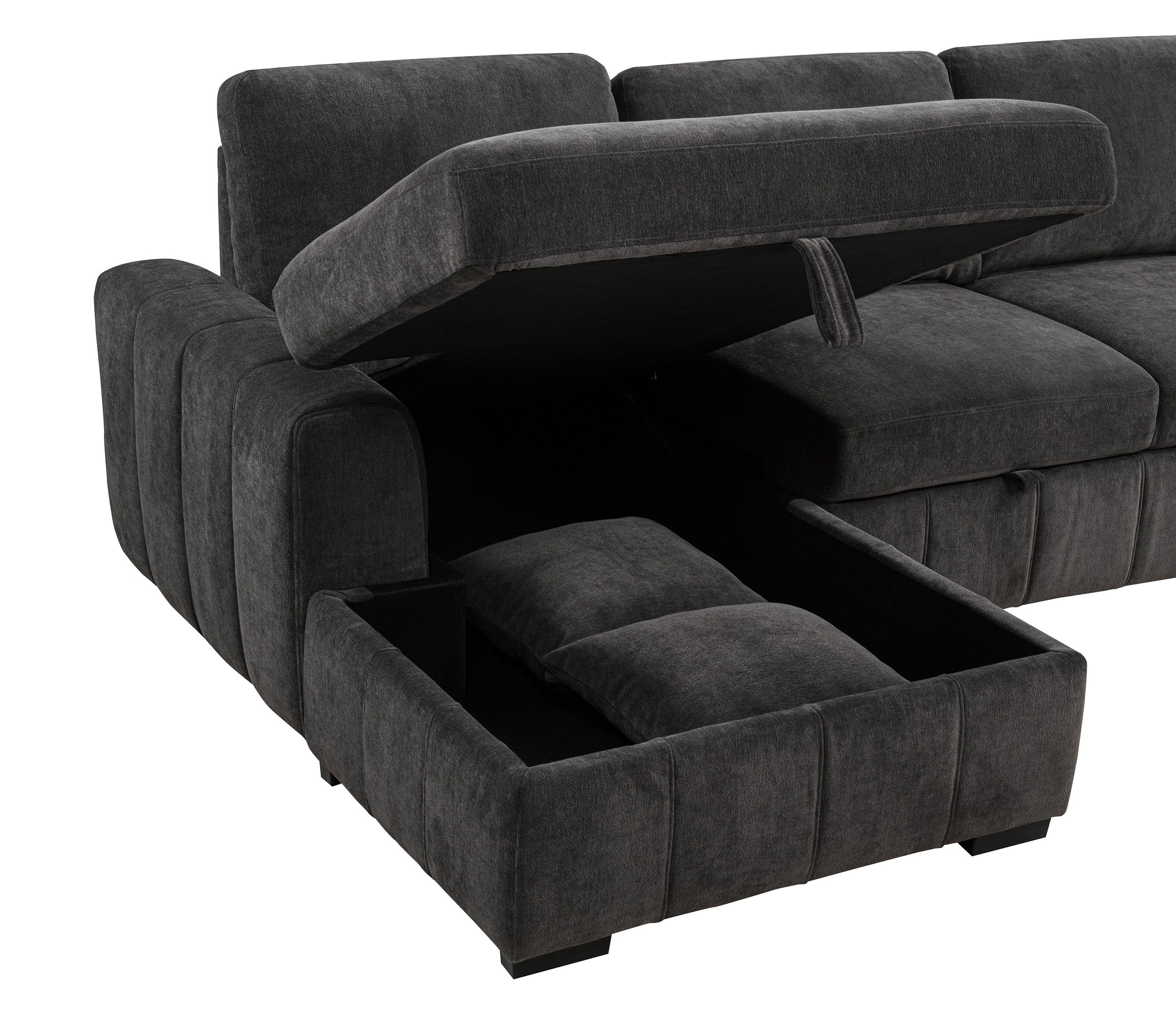 Pastrana Pull-Out Sleeper Sectional Sofa