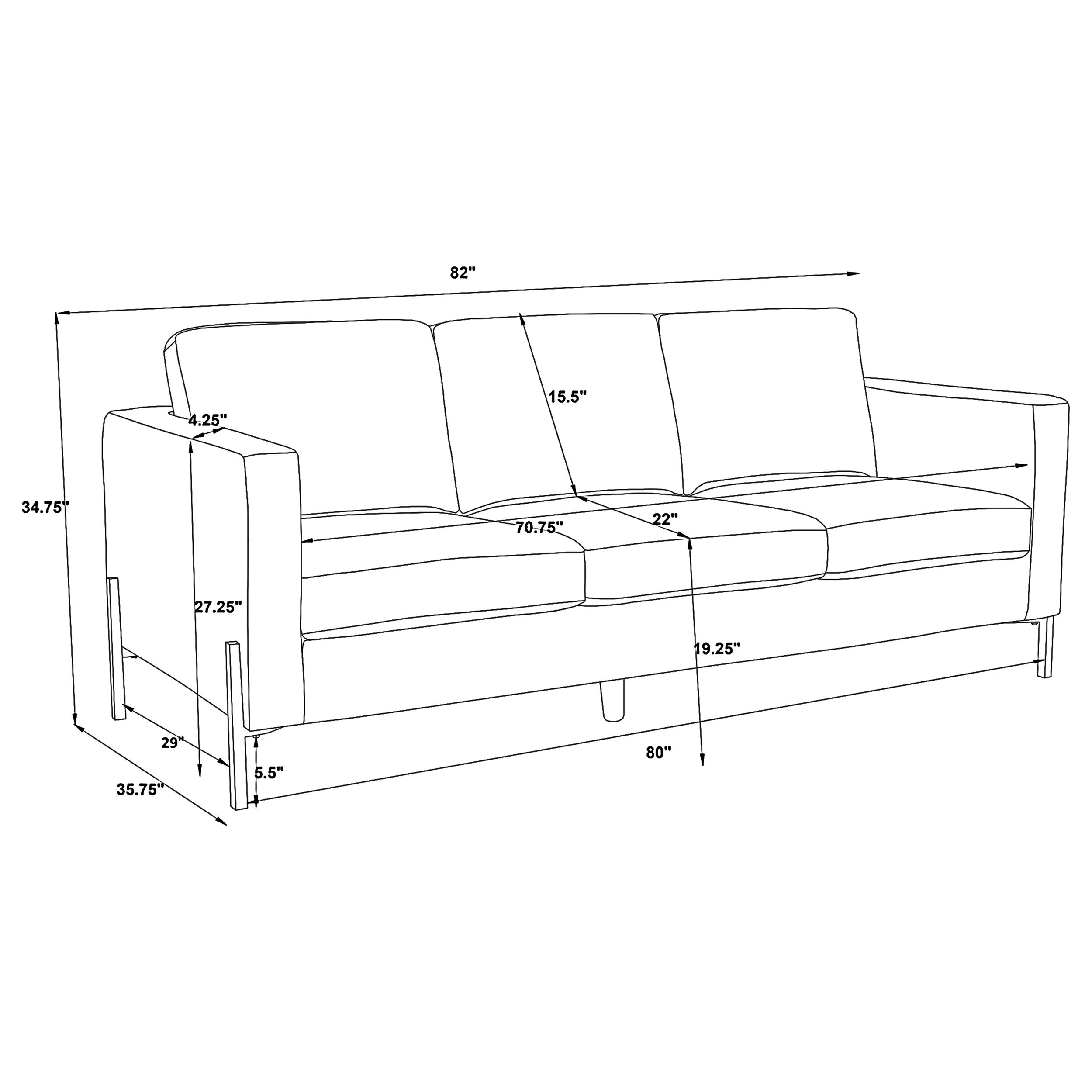 Tilly Stationary Sofa