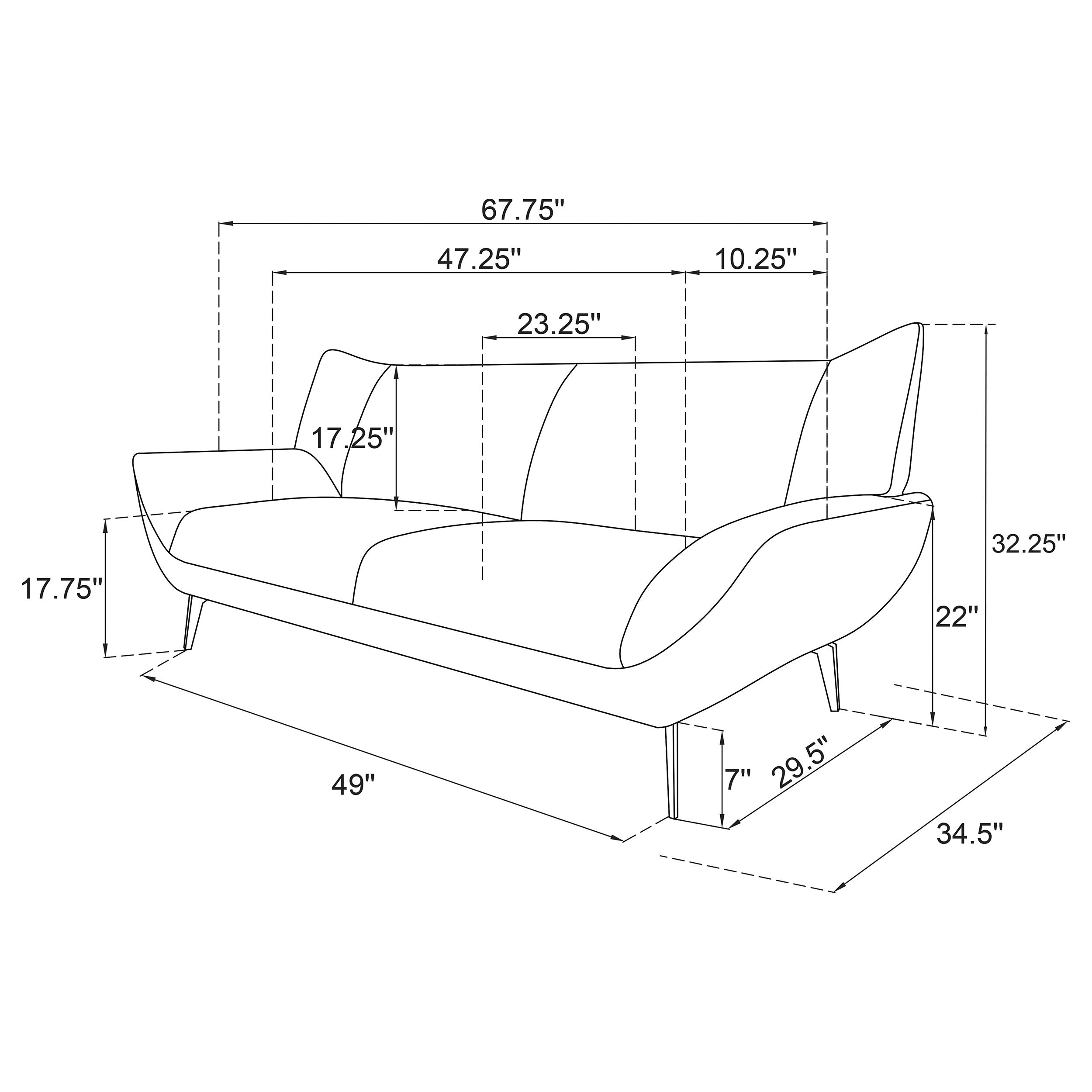 Acton Stationary Loveseat