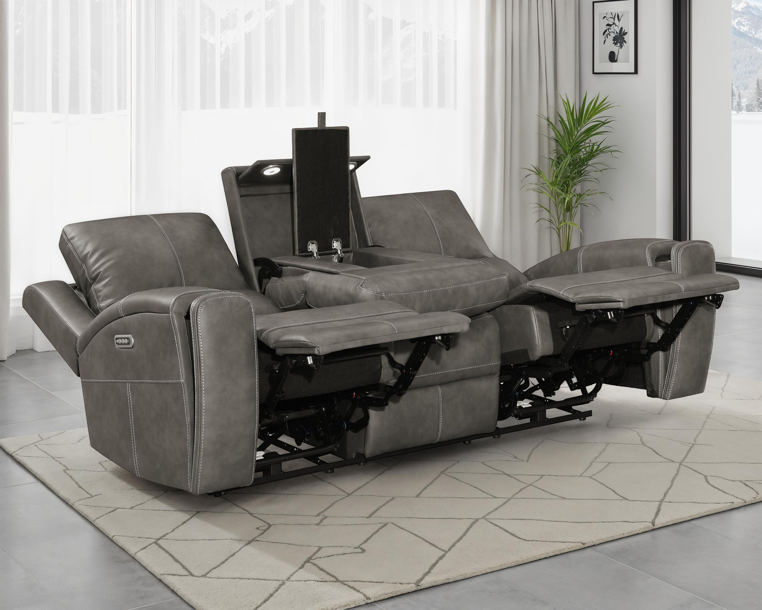 Brickston Triple Power Reclining Sofa