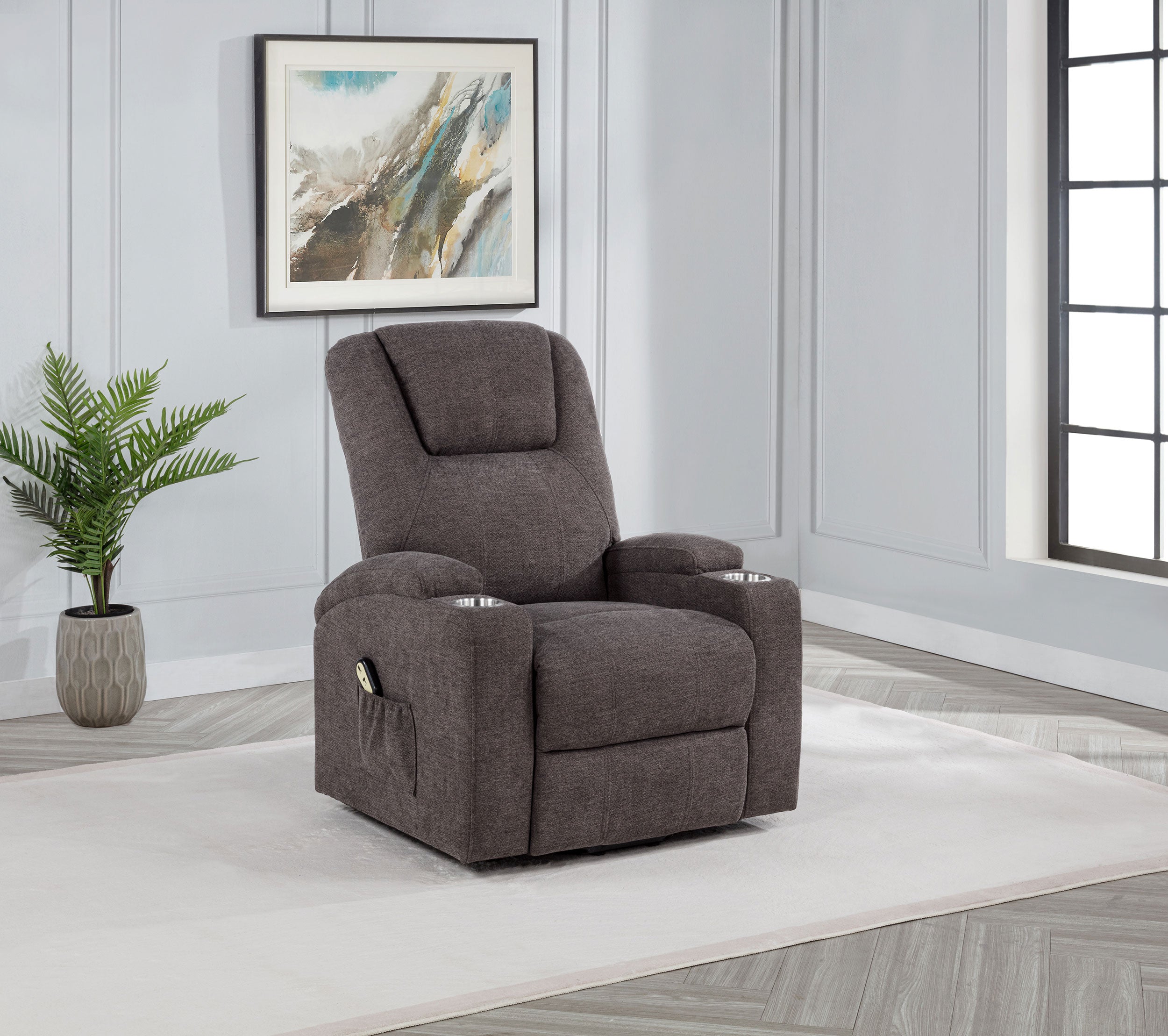 Louie Power Lift Massage Recliner