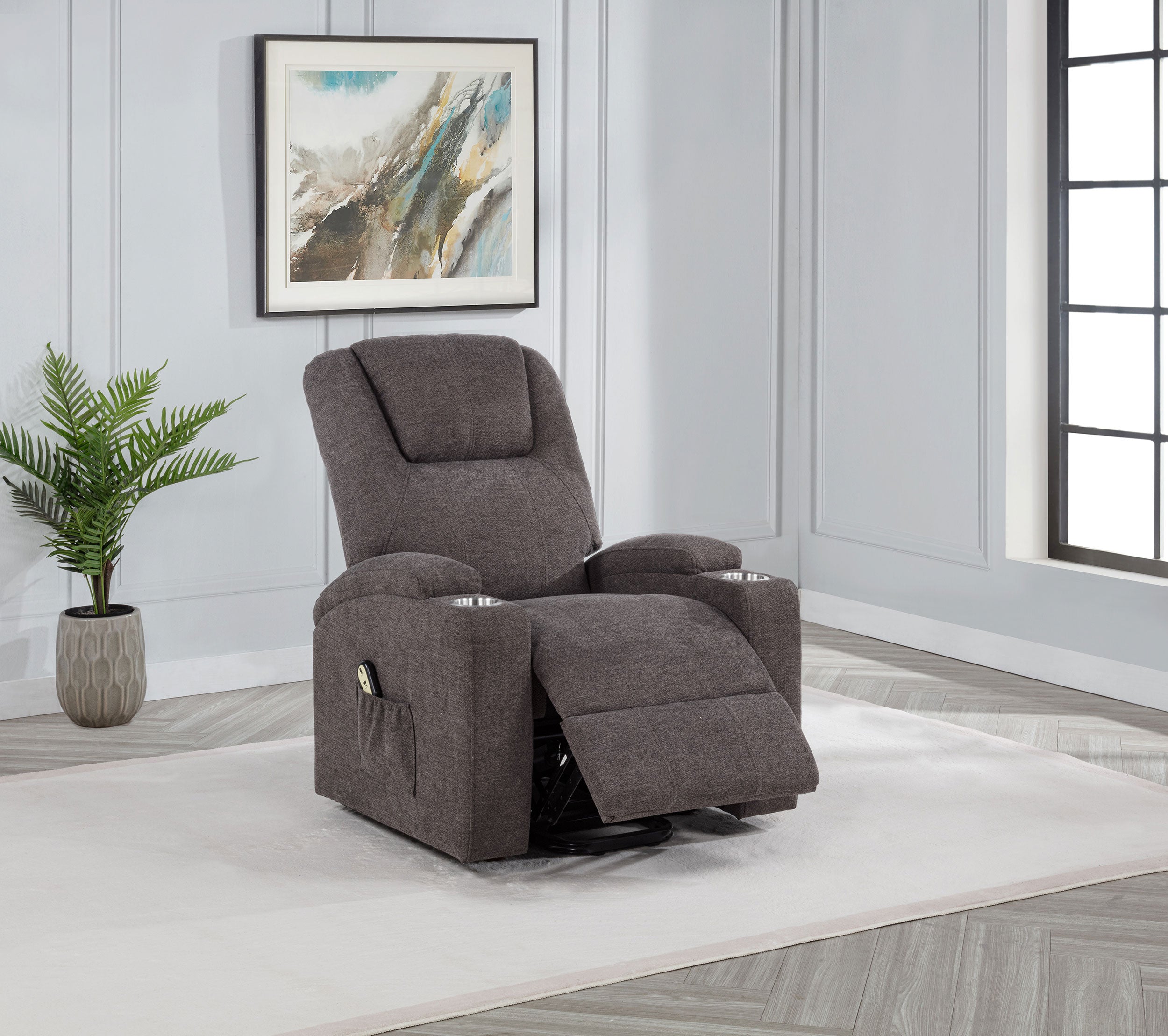Louie Power Lift Massage Recliner