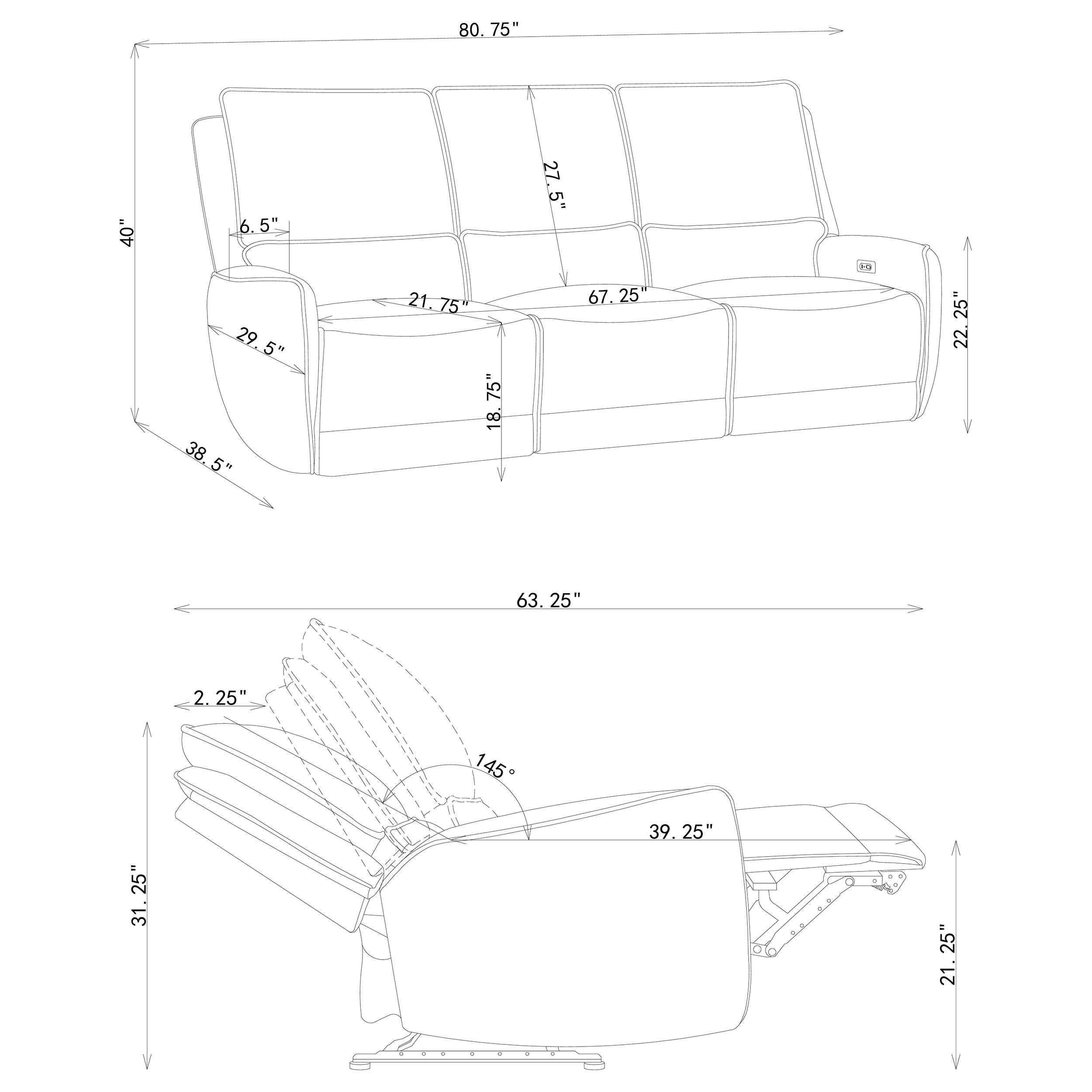 Sylmar Power Reclining Sofa