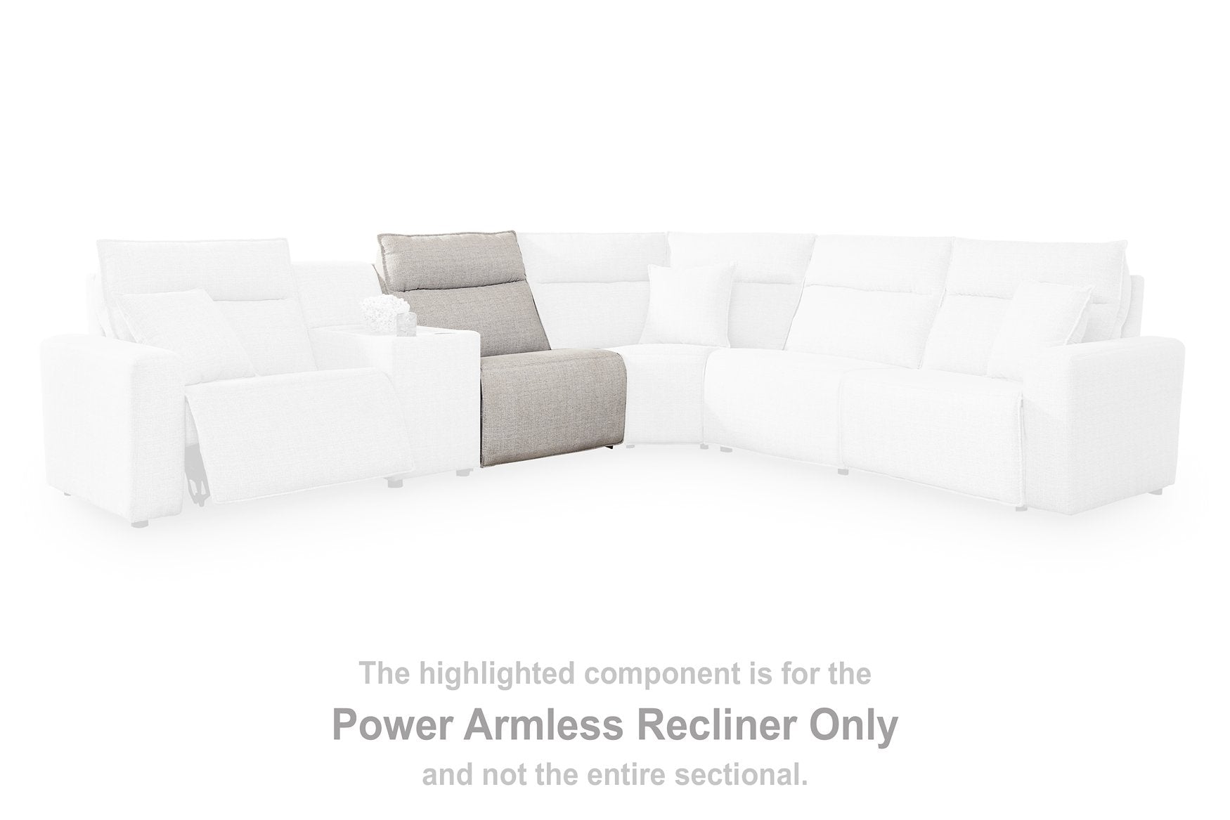 Modmax II Power Reclining Sectional with Audio Consoles