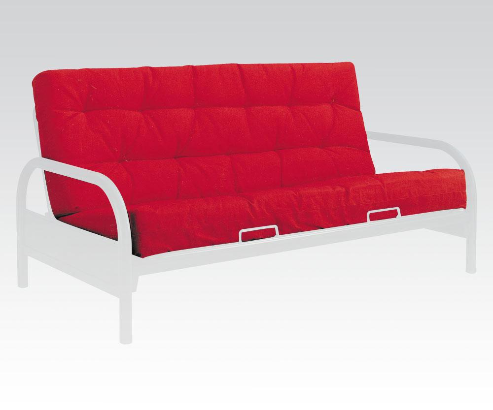 Acme 8" Full Futon Mattress in Red/Black 02812