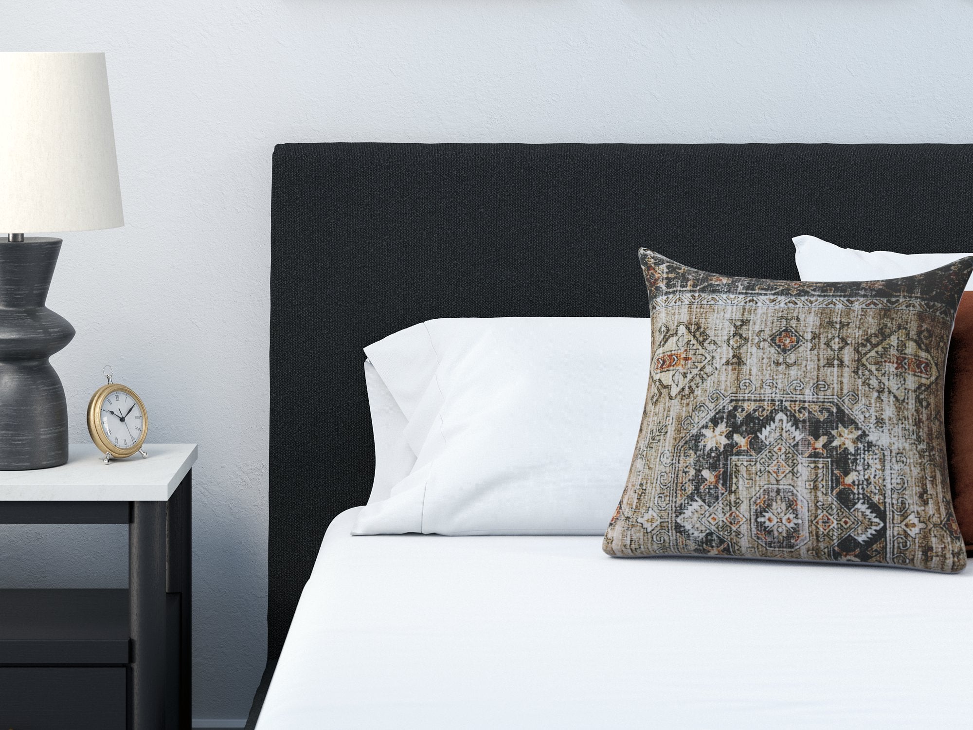 Cadmori Upholstered Bed with Roll Slats
