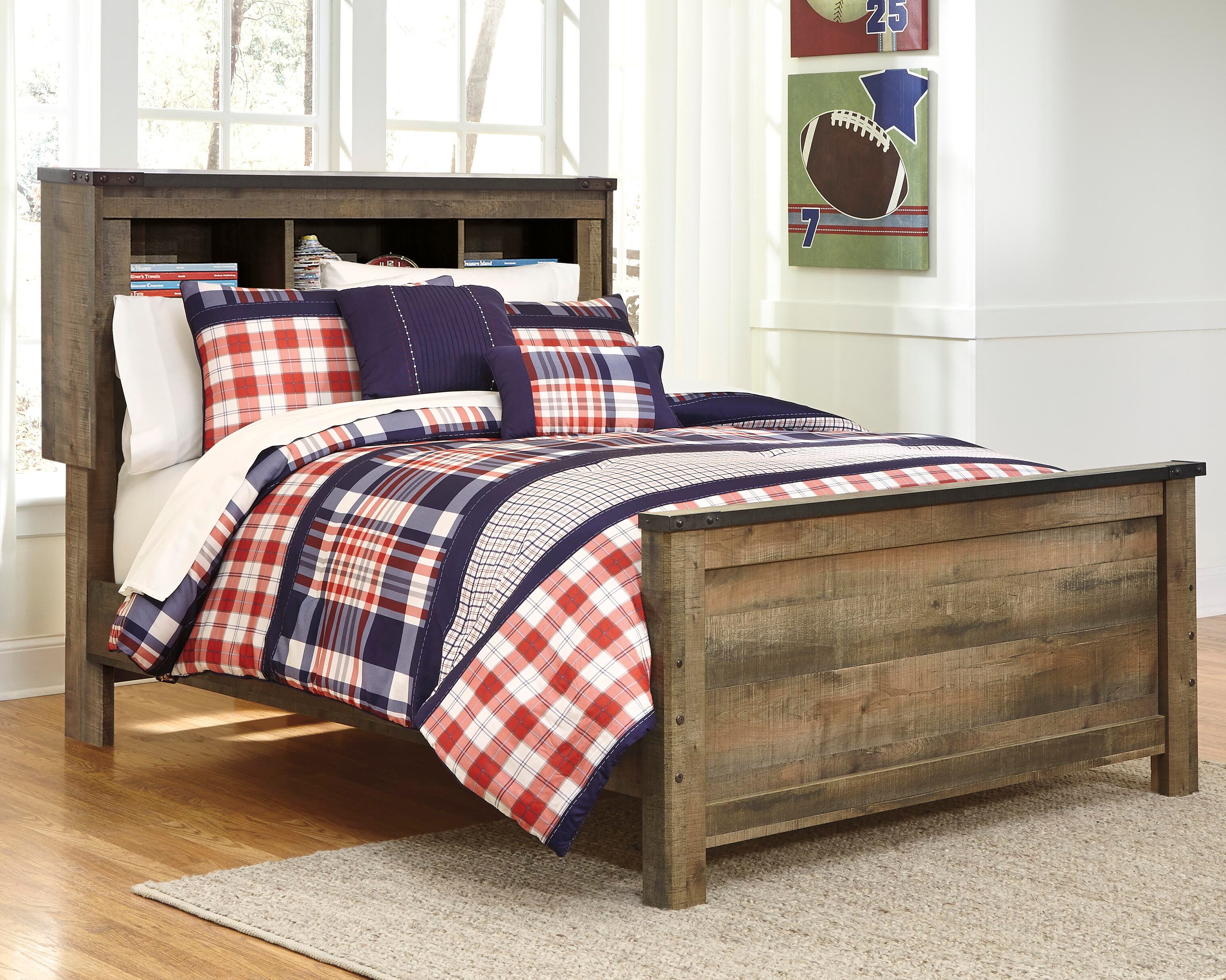 Trinell Bookcase Bed