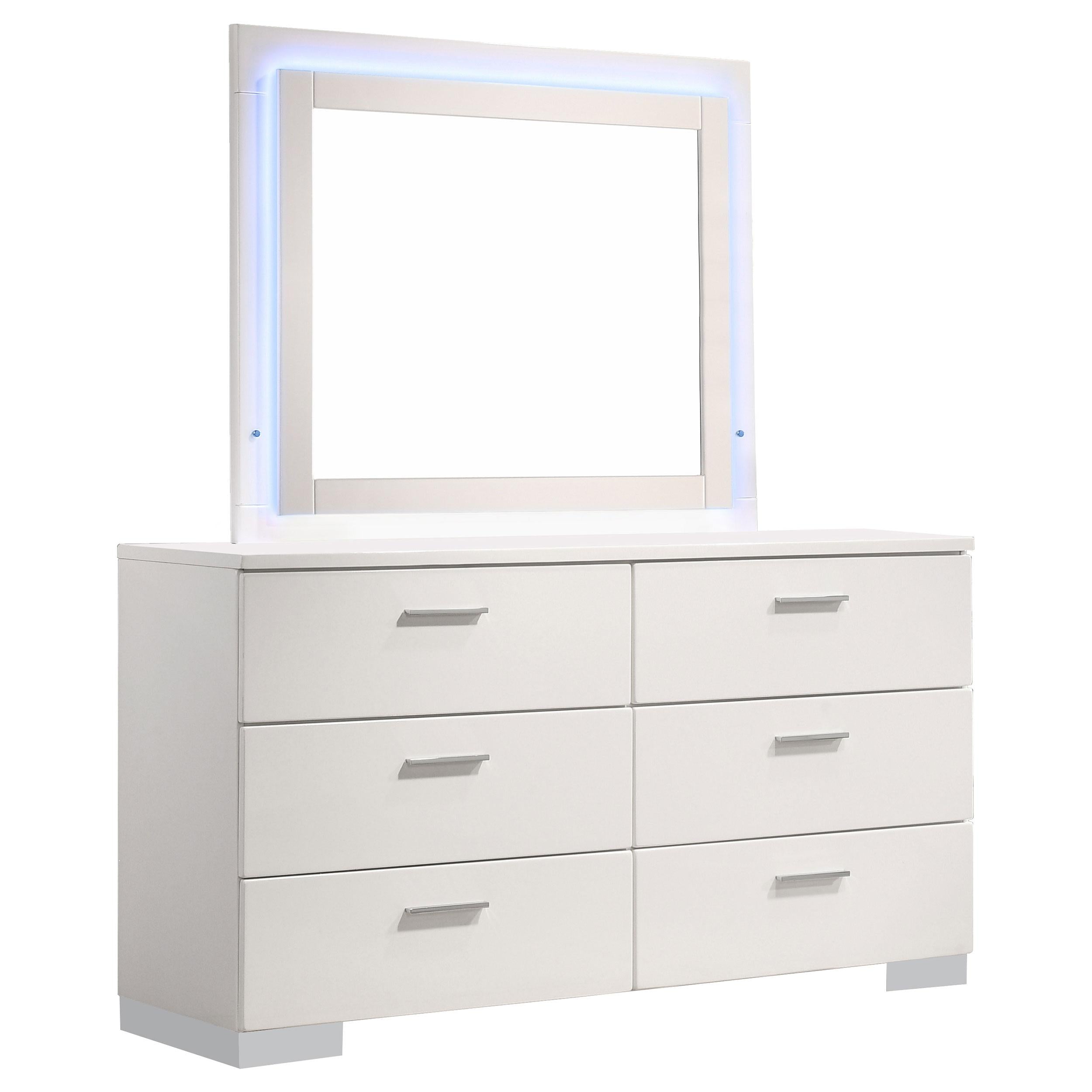 Felicity Dresser with LED Mirror