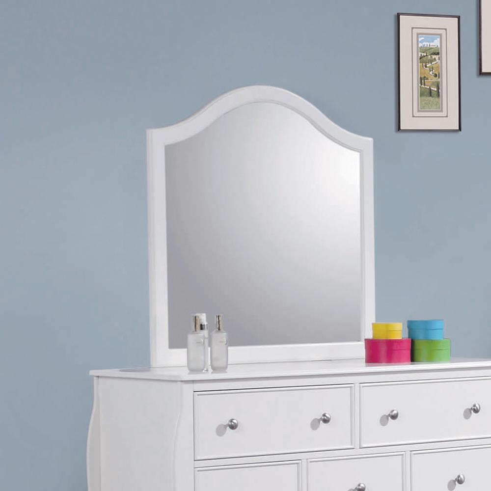 Dominique French Country White Mirror