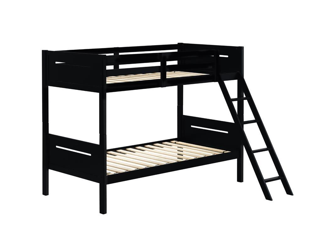 405051BLK TWIN/TWIN BUNK BED