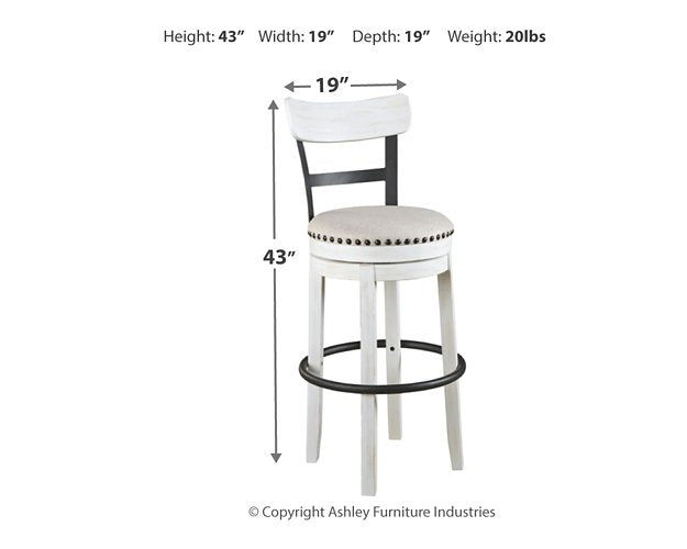 Valebeck Bar Height Bar Stool